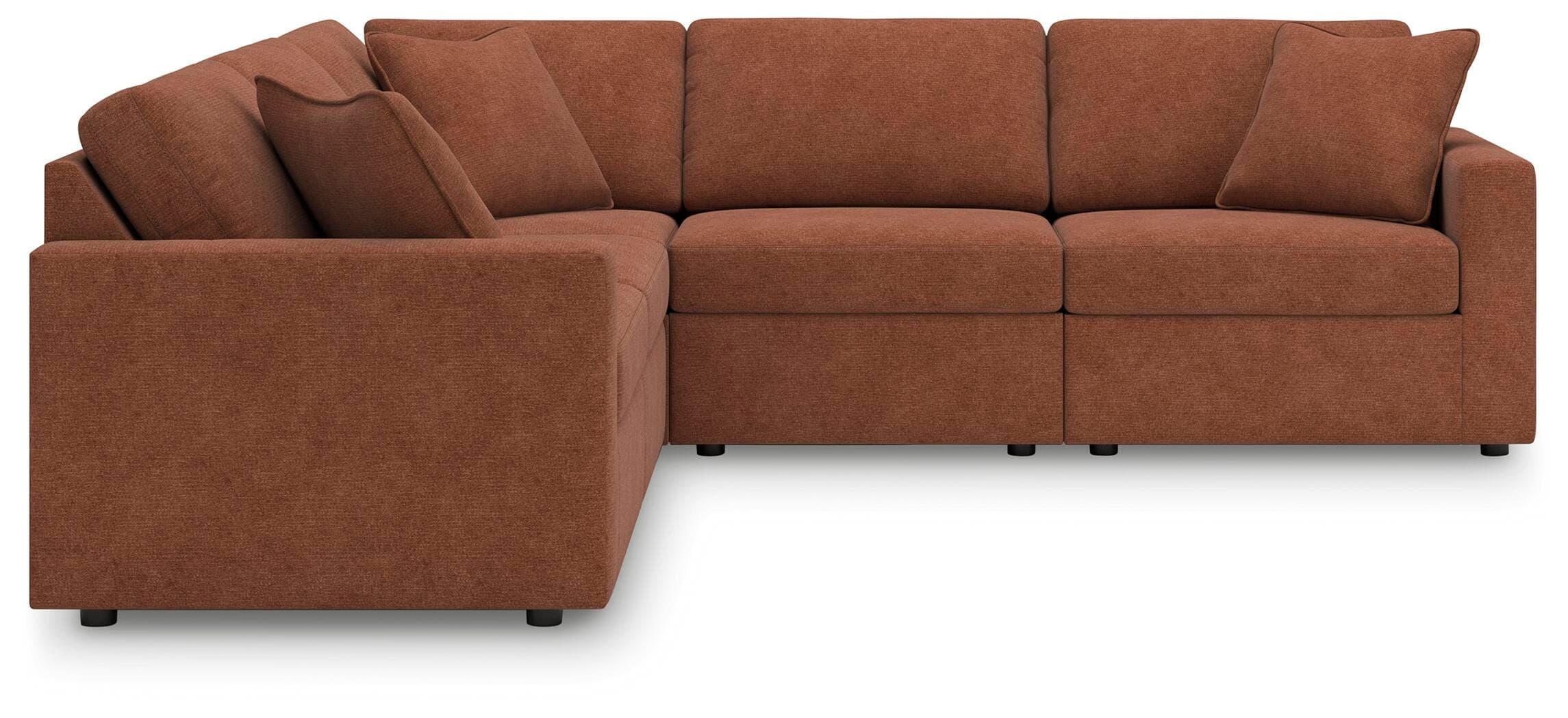 Modmax 5-Piece Sectional — Orange — view 3