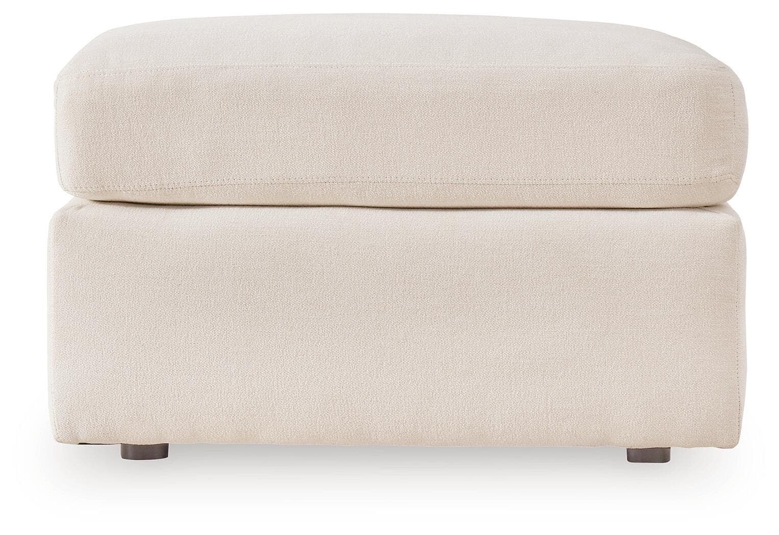 Modmax Oversized Accent Ottoman — White — view 3