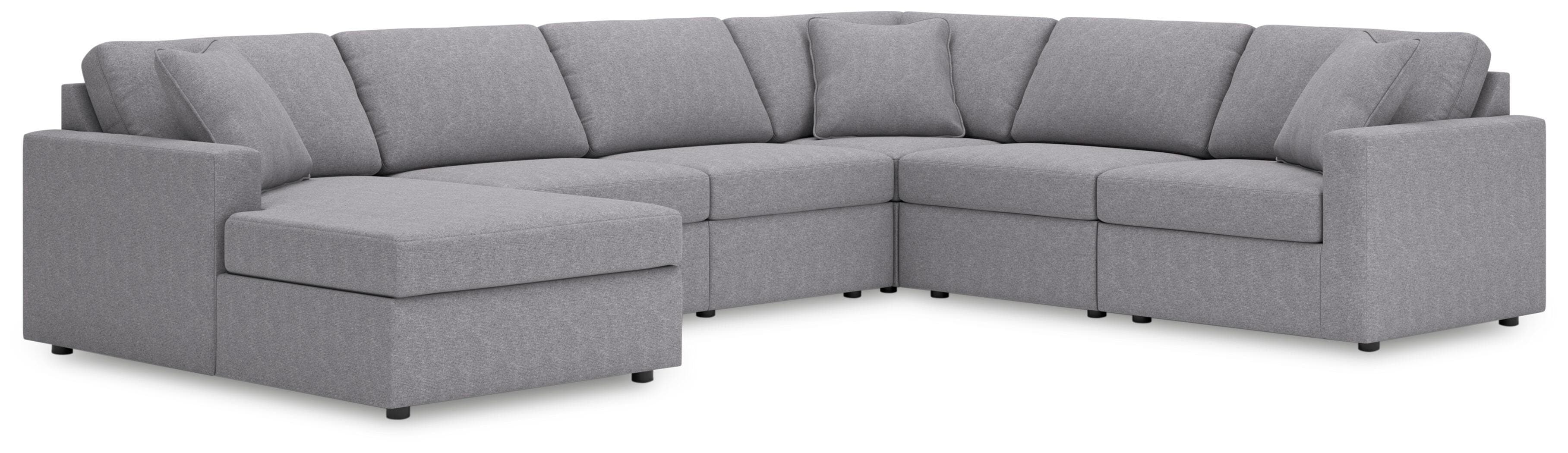 Modmax 6-Piece Sectional — Black/Gray — Middletown Furniture, Middletown OH