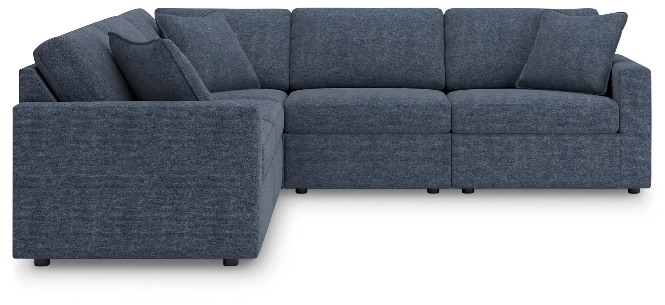 Modmax 5-Piece Sectional — Blue — view 2
