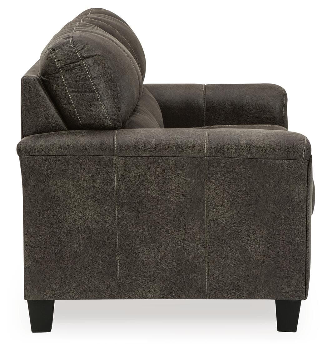Navi Loveseat — Black/Gray — view 3
