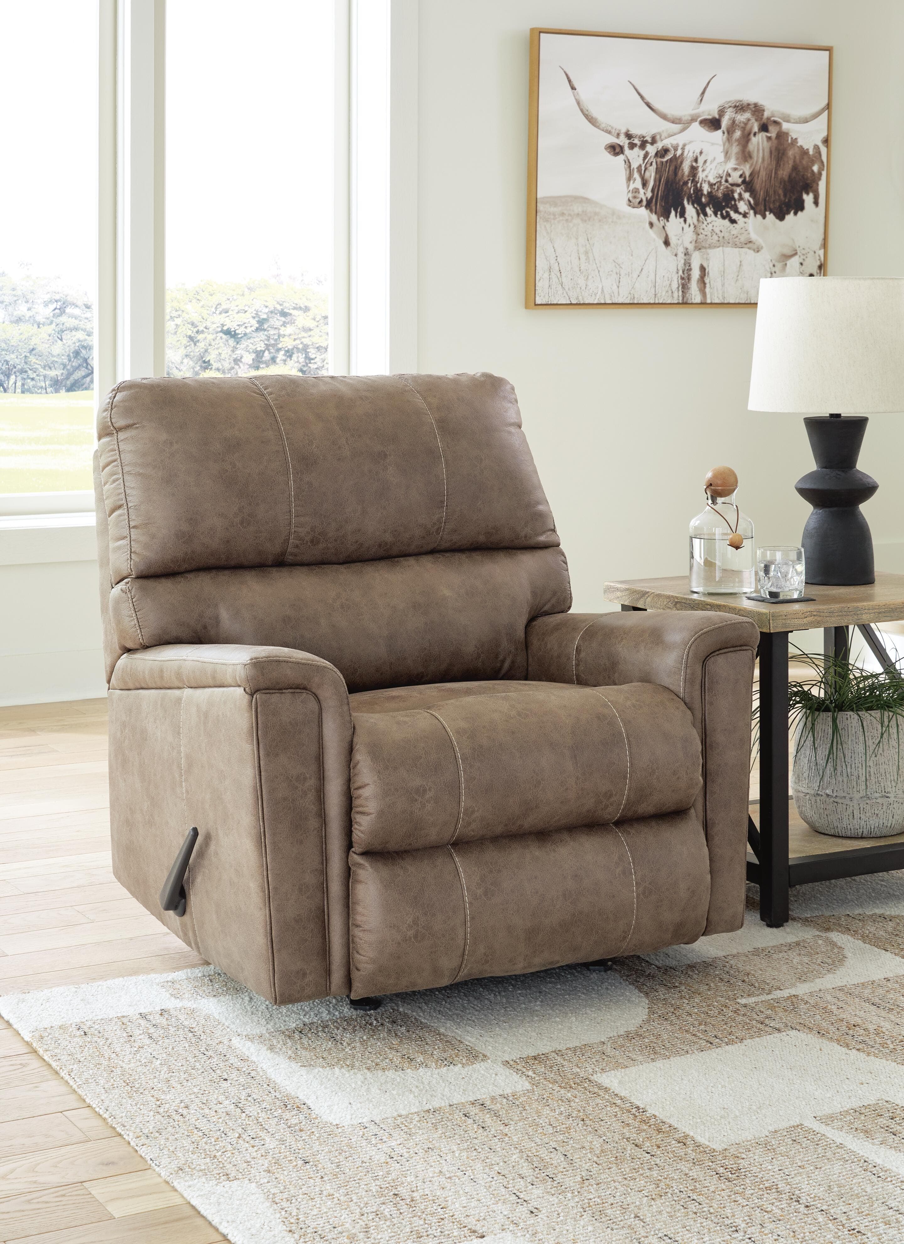 Navi Recliner — Black/Gray — view 2