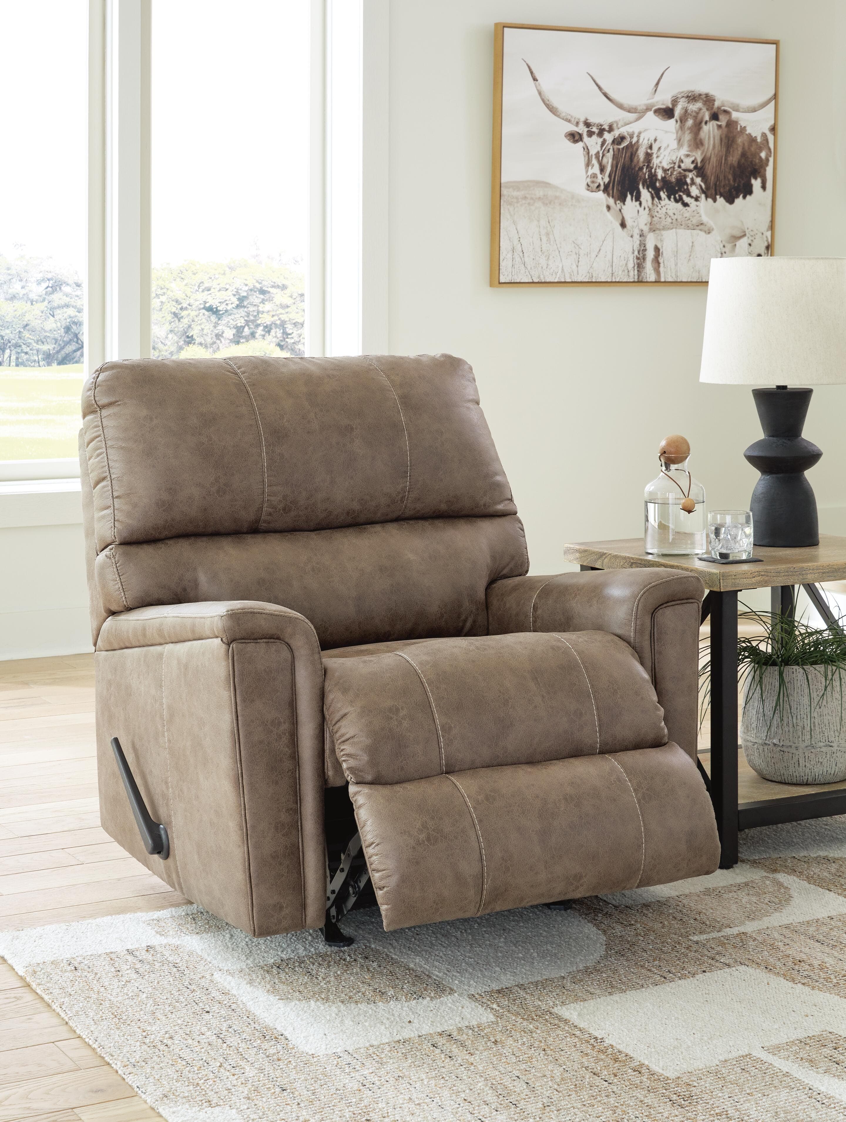 Navi Recliner — Black/Gray — view 7