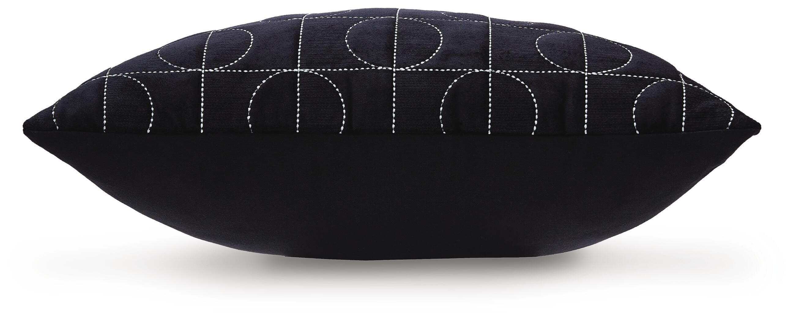 Kydner Pillow (Set of 4) — Black/Silver — view 3