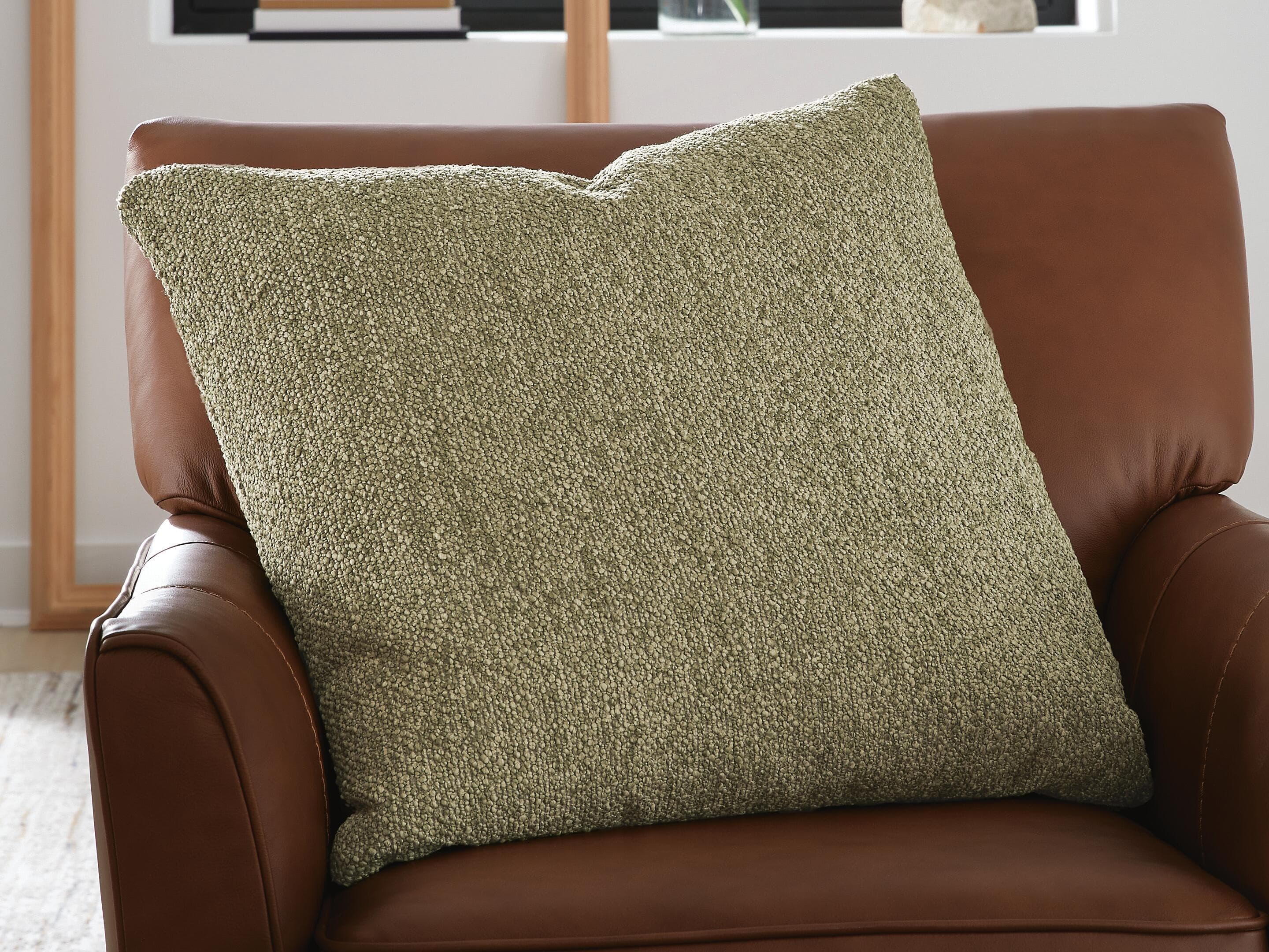 Macsen Pillow (Set of 4) — Olive Green — view 2