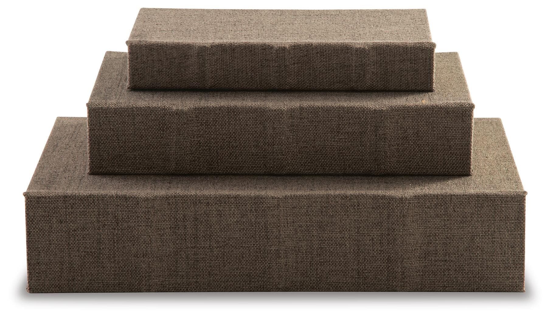 Jolina Box (Set of 3) — Brown/Beige — view 4