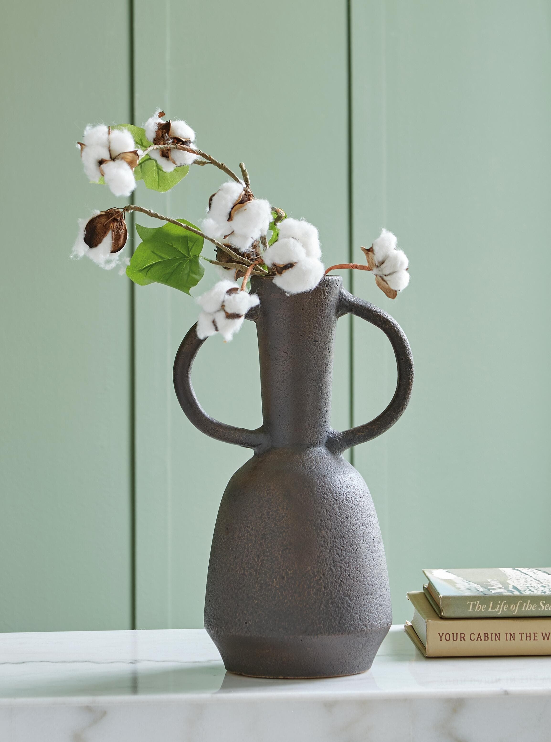 Aadeen Vase — Brown/Beige — view 2