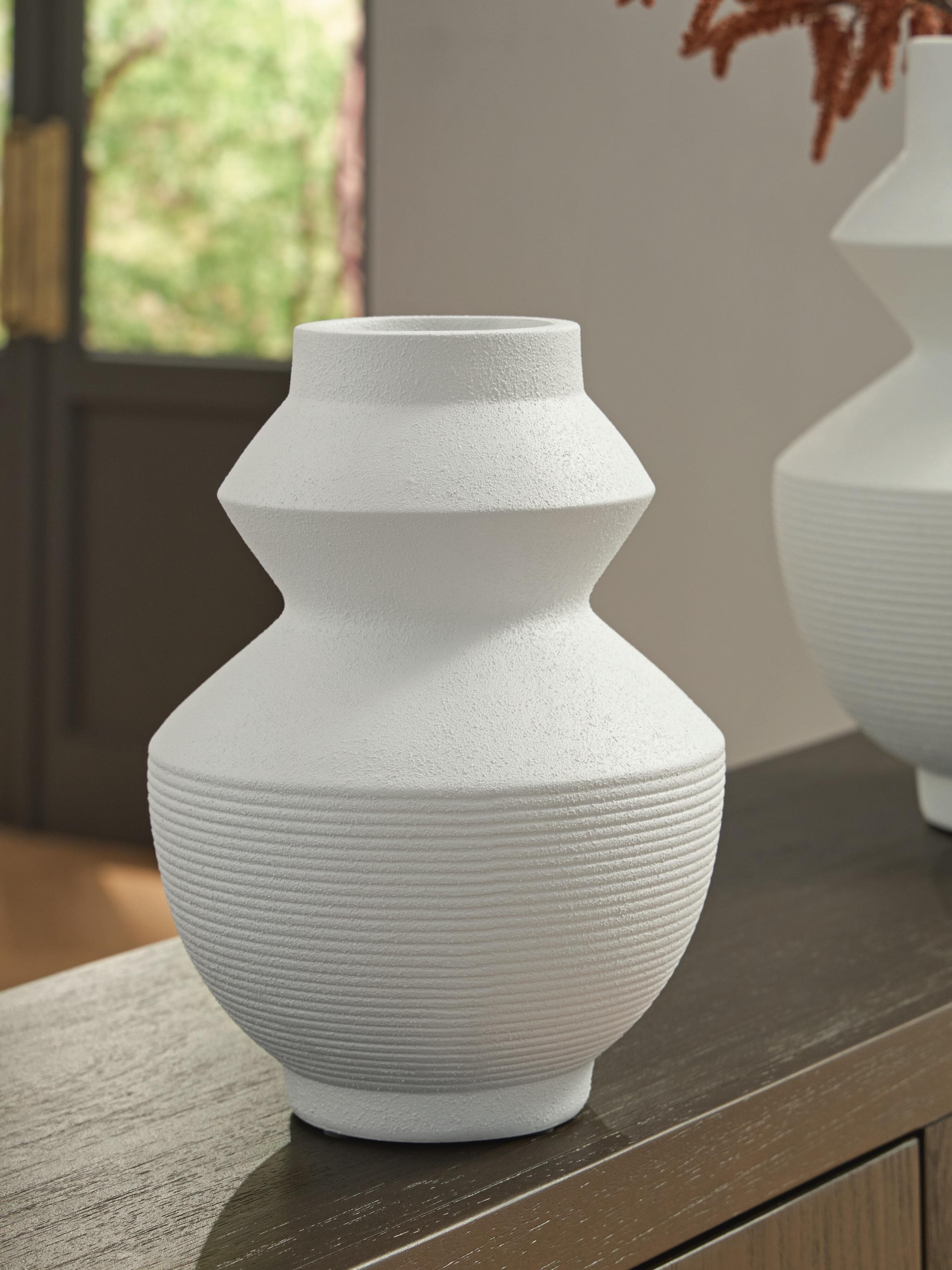Naveen Vase — White — view 2