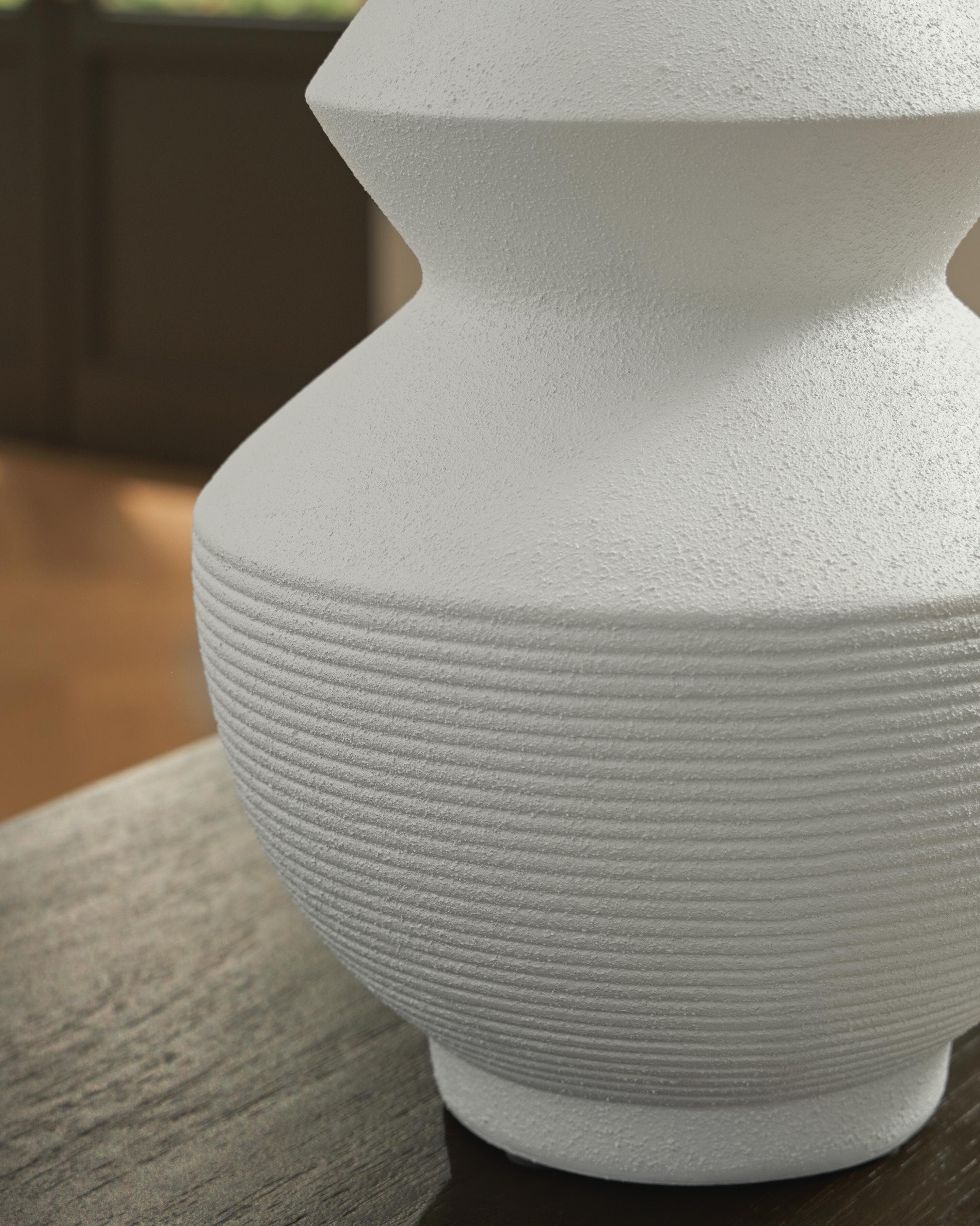 Naveen Vase — White — view 3