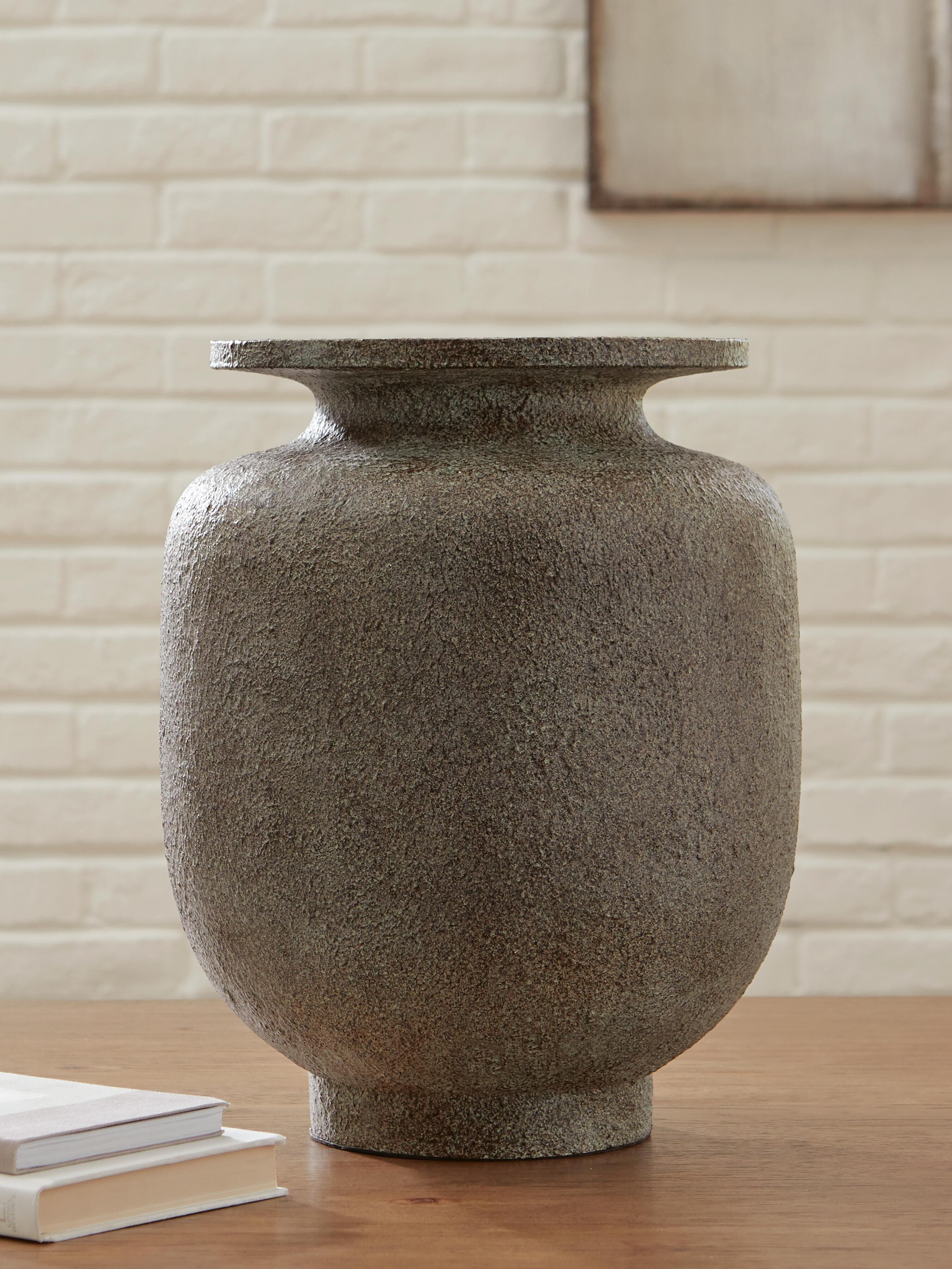 Jedwick Vase — Gray/Brown — view 2