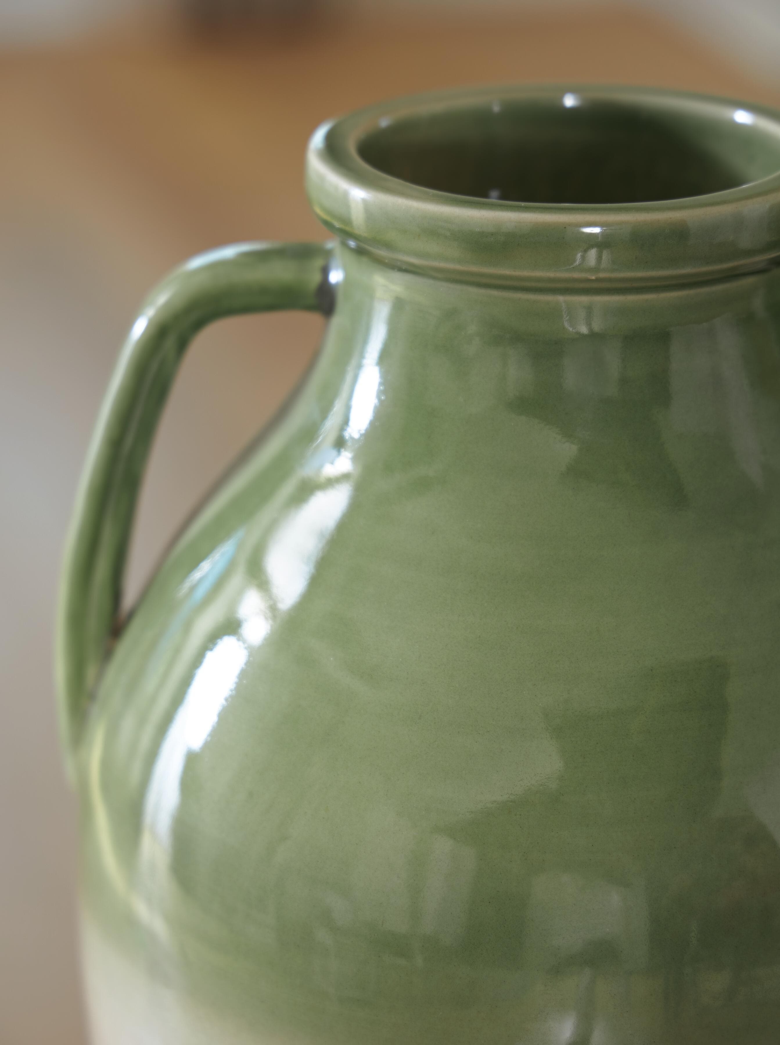 Andorbury Vase — Green/Beige — view 4