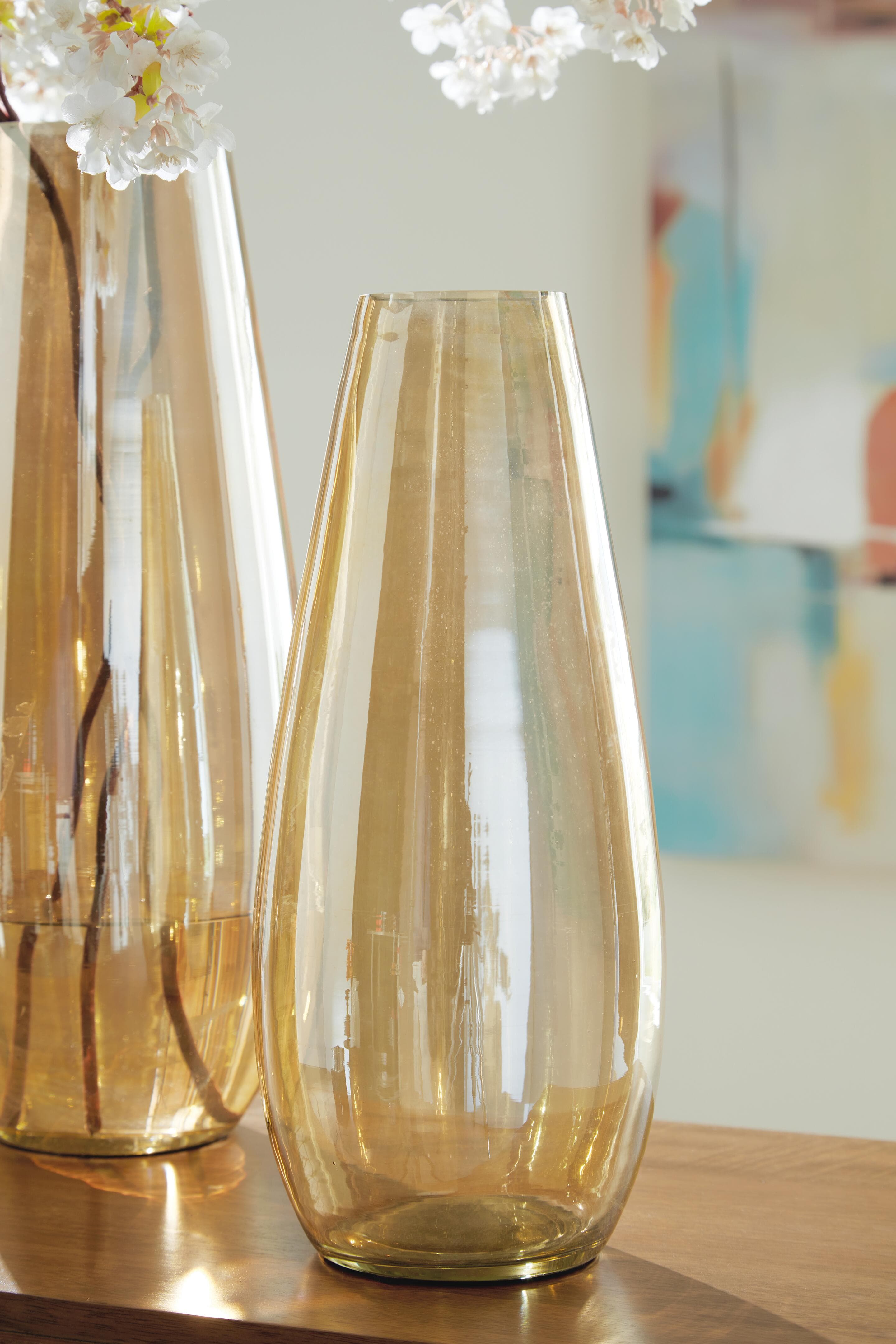 Rhettman Vase — Transparent;Yellow;Brown/Beige — view 3
