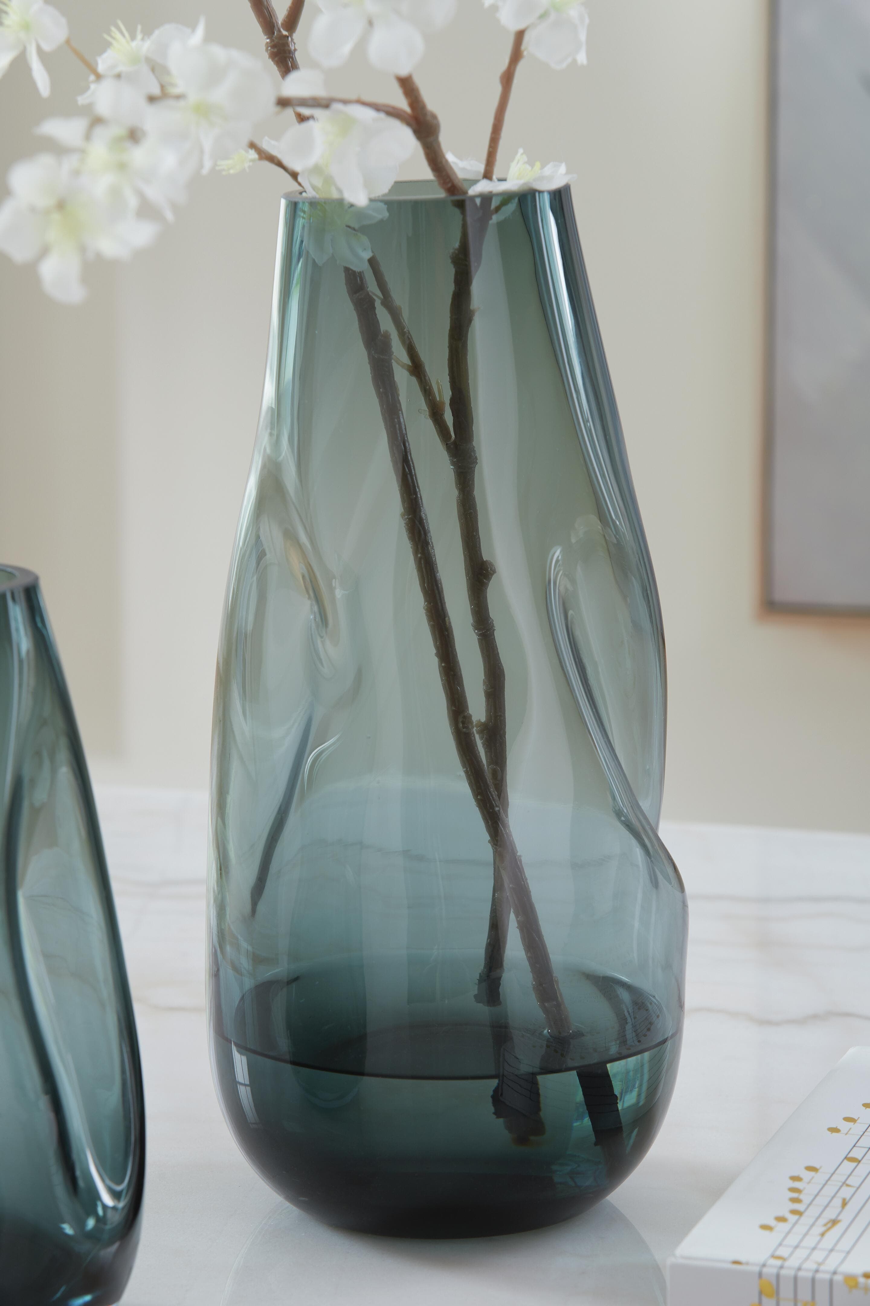 Beamund Vase (Set of 2) — Blue — view 4