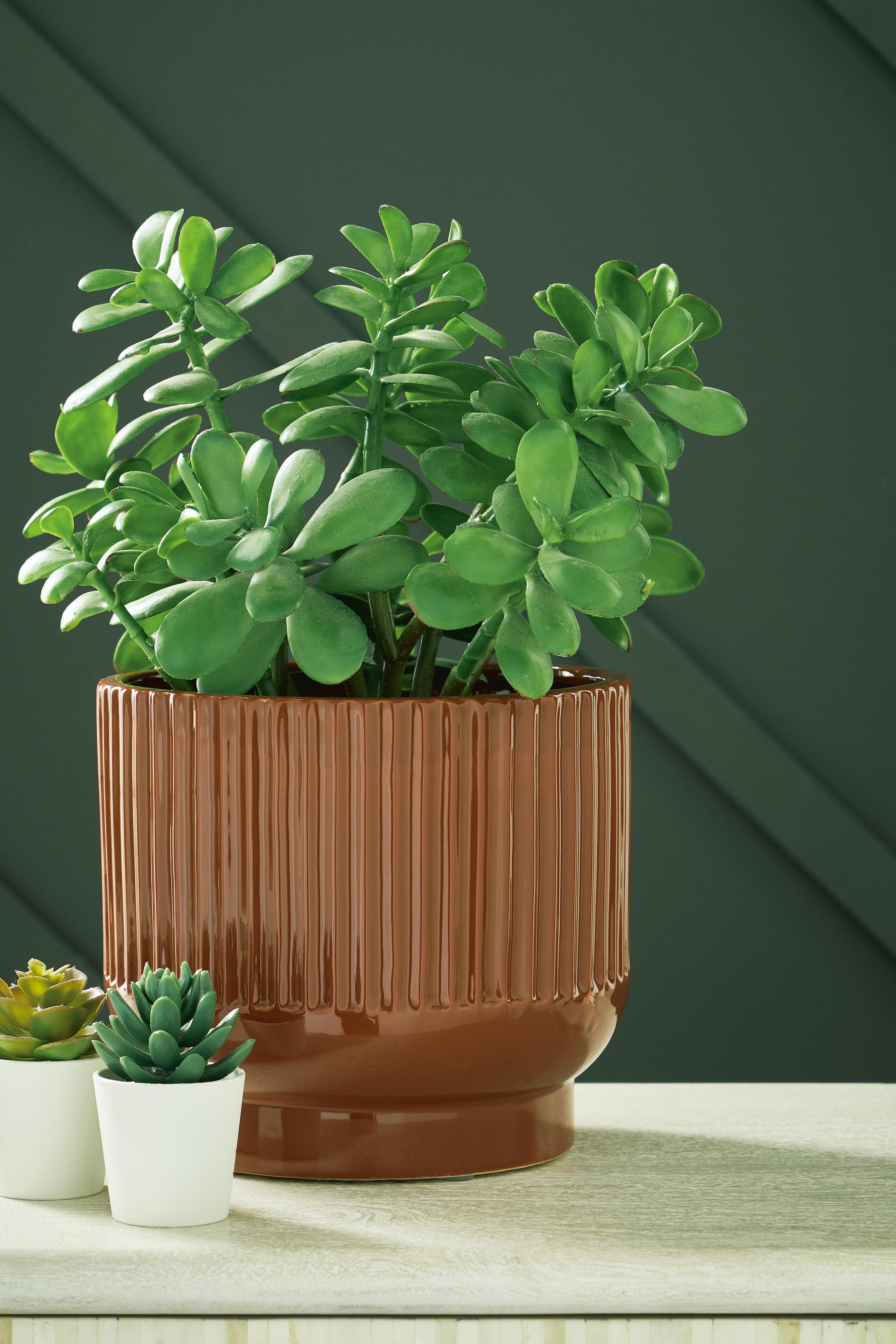 Avalyah Vase (Set of 2) — Orange;Brown/Beige — view 2
