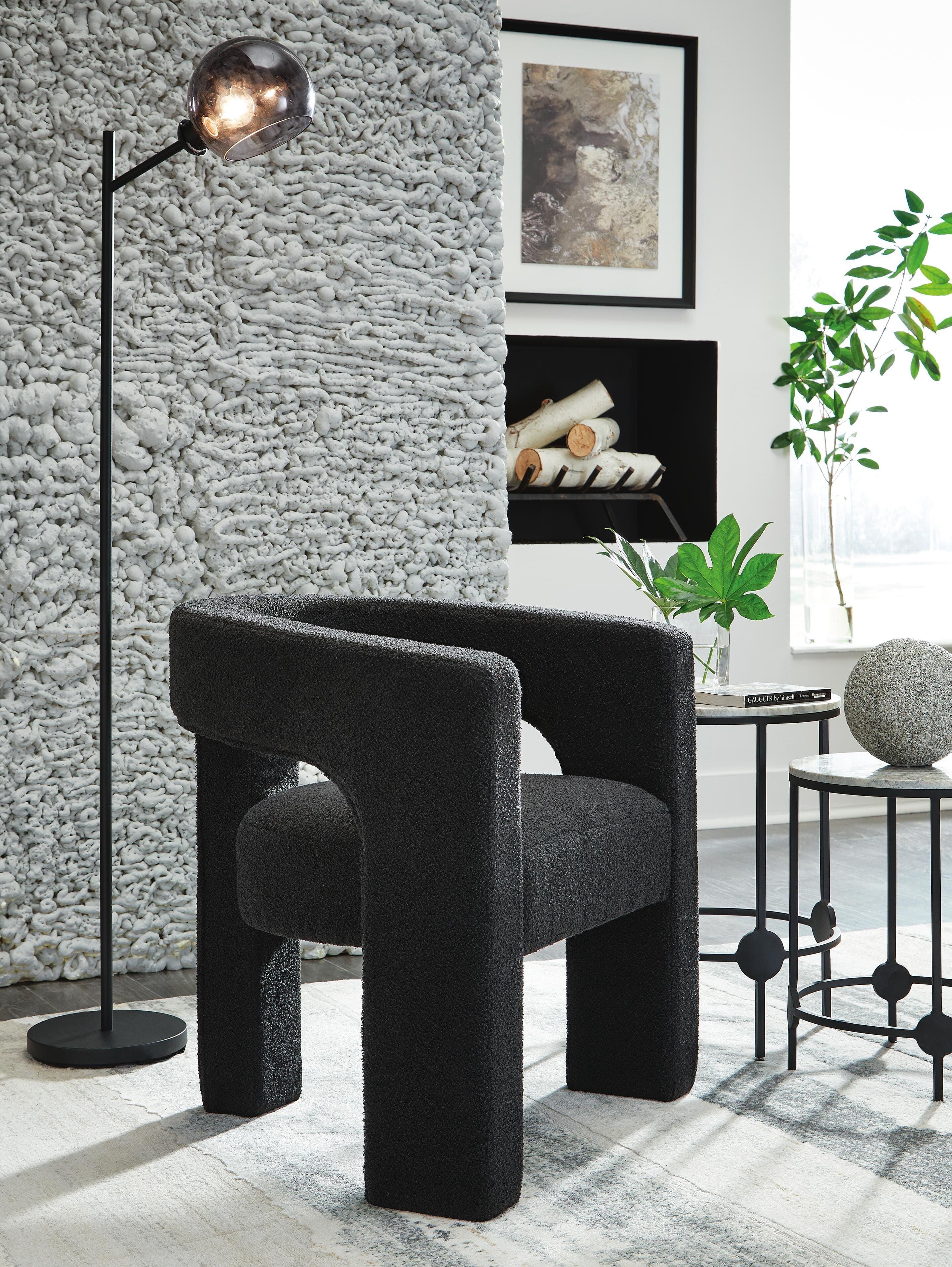 Landick Accent Chair — Black/Gray — view 2
