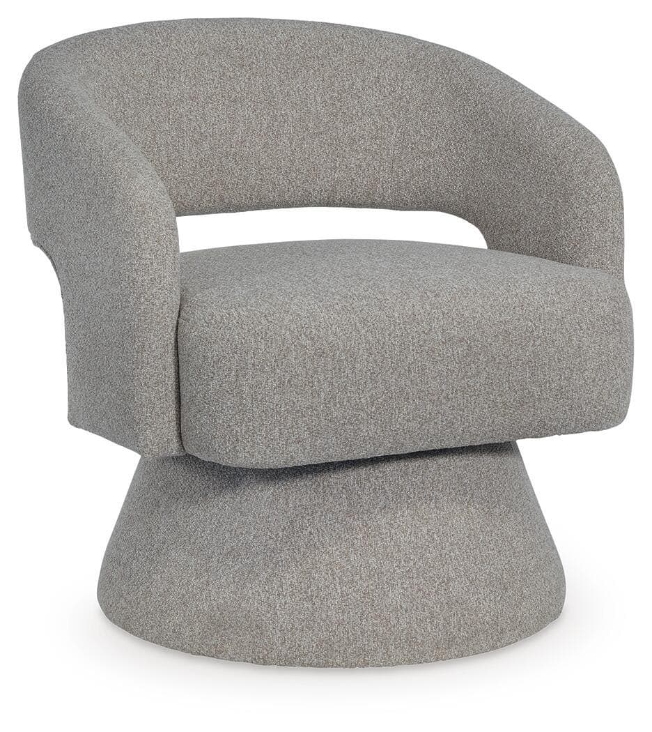 Nashkins Swivel Accent Chair — Pebble — Middletown Furniture, Middletown OH