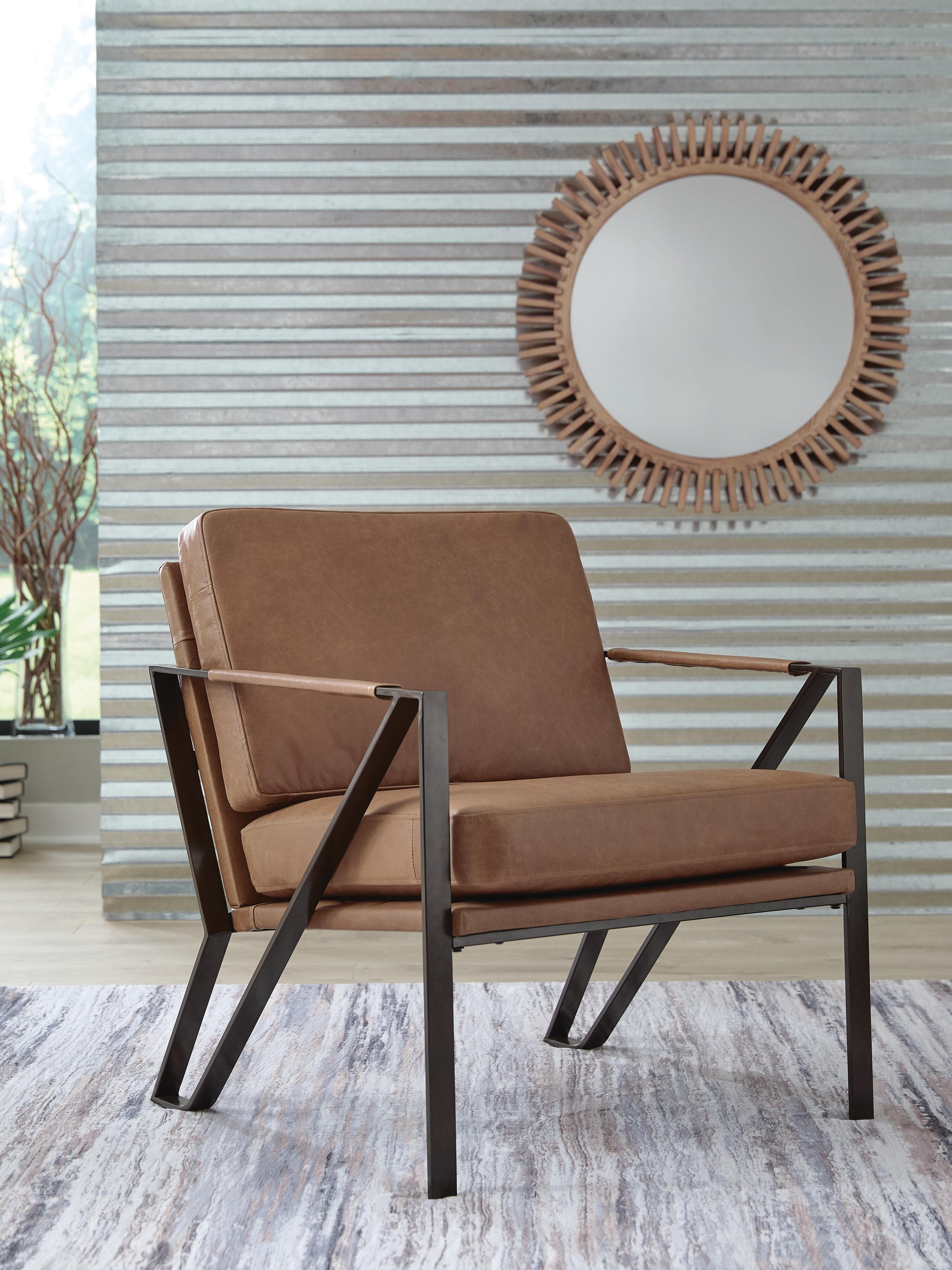 Garronmont Accent Chair — Caramel — view 2