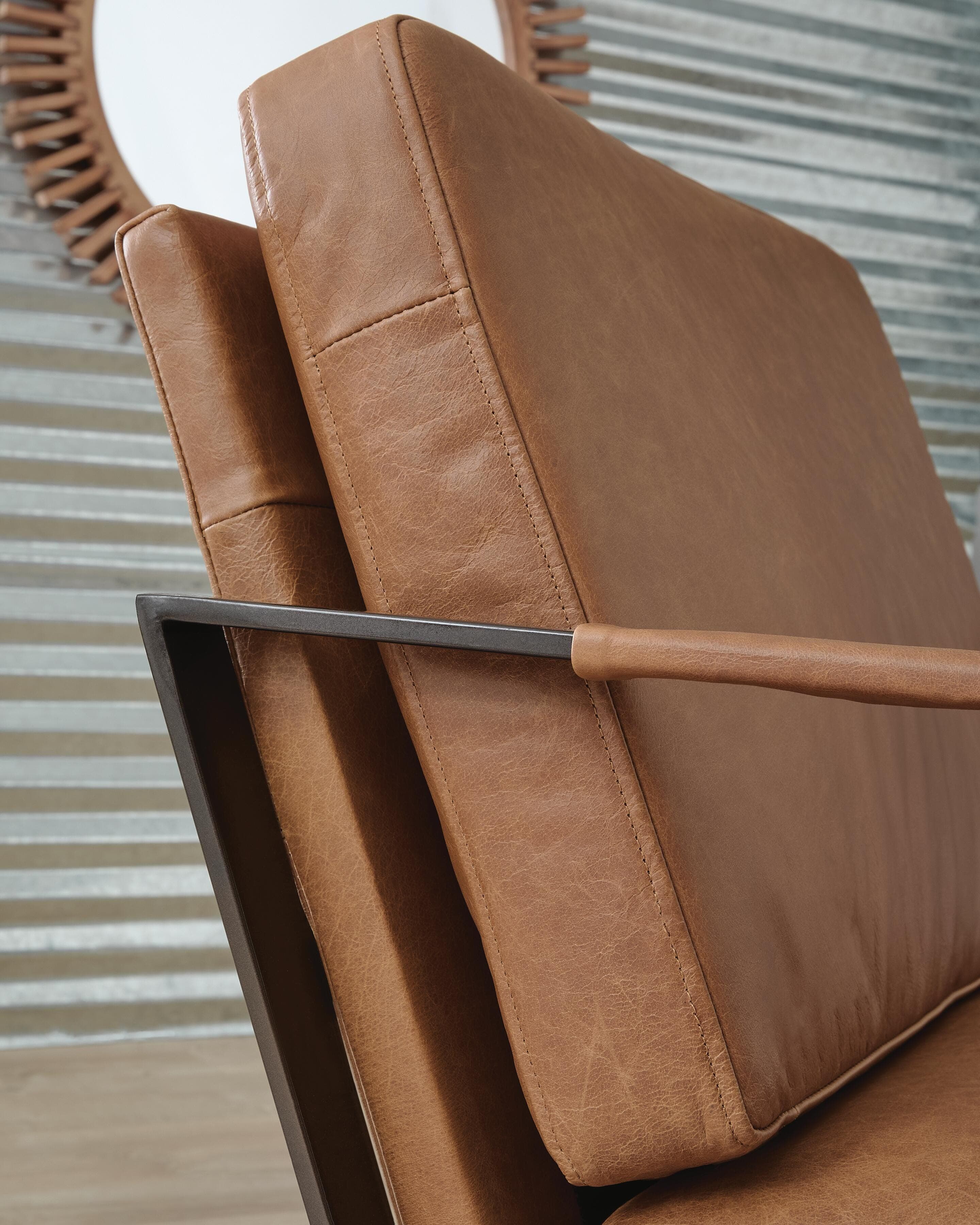 Garronmont Accent Chair — Caramel — view 6