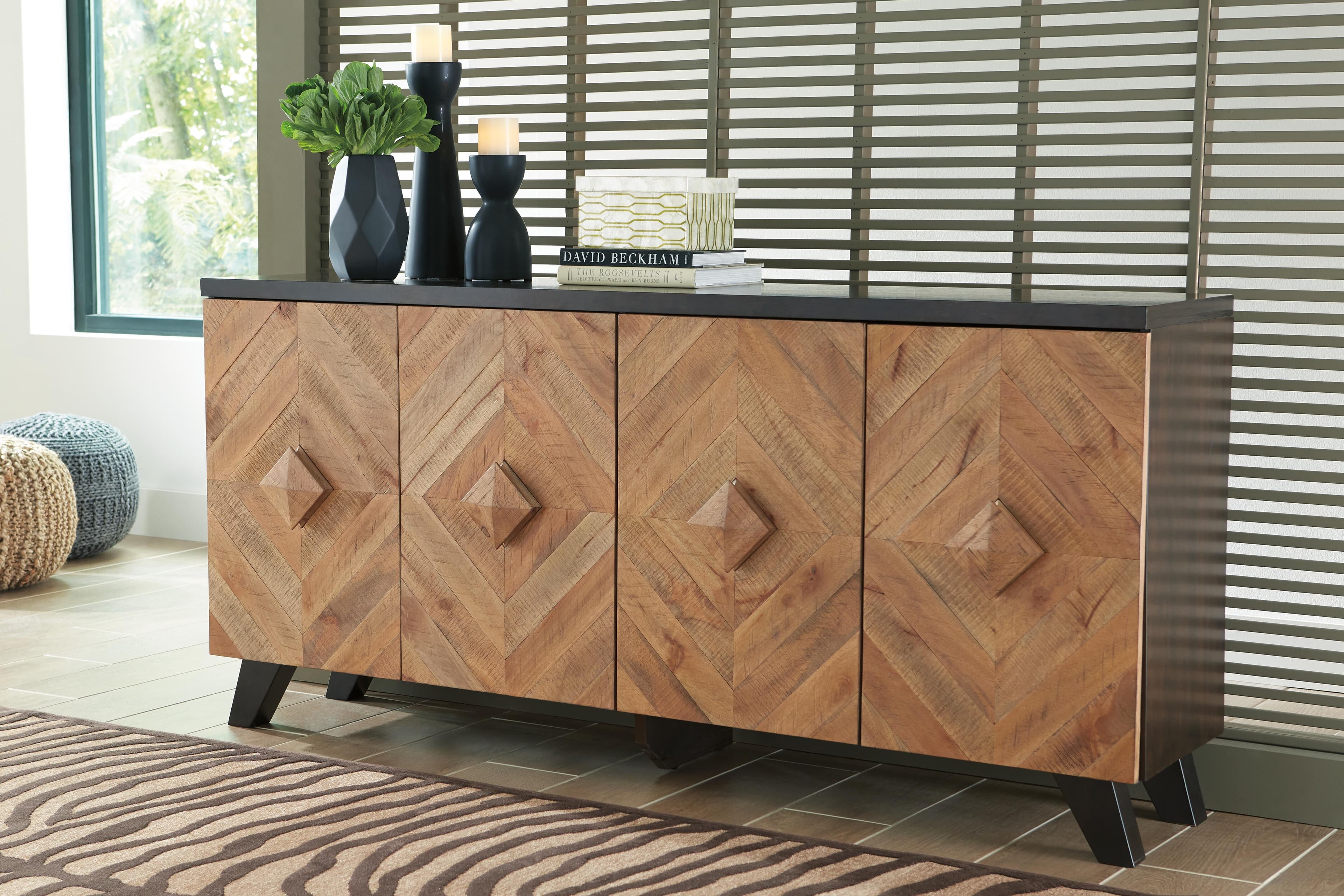 Robin Ridge Accent Cabinet — Brown/Beige — view 2