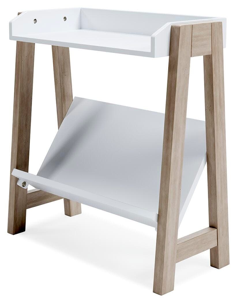 Blariden Small Bookcase — White;Brown/Beige — view 4