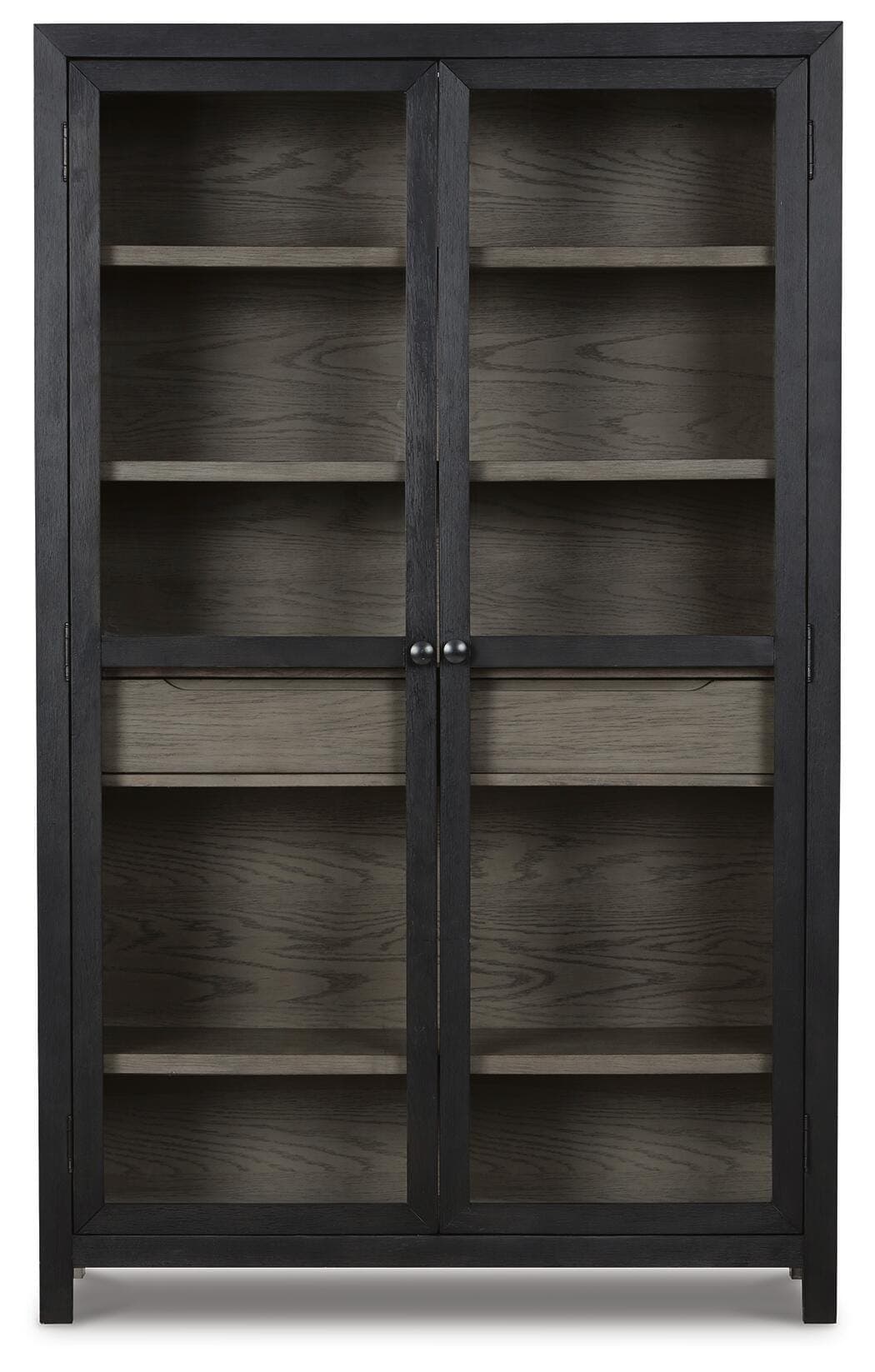 Lenston Accent Cabinet — Black/Gray — view 4