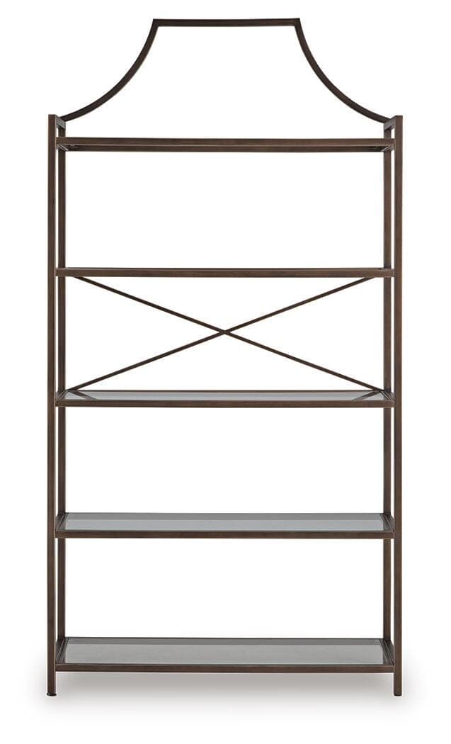 Bernonly 72" Bookcase — Metallic — view 3