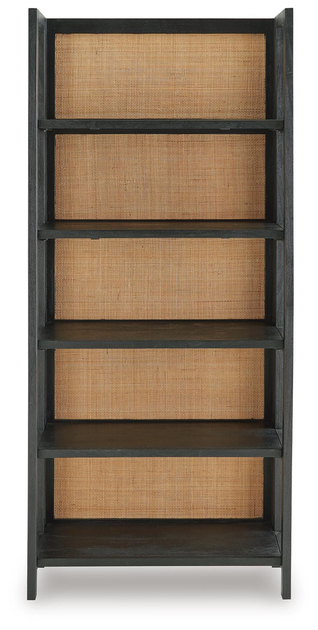 Abyard Bookcase — Black/Gray;Brown/Beige — view 3