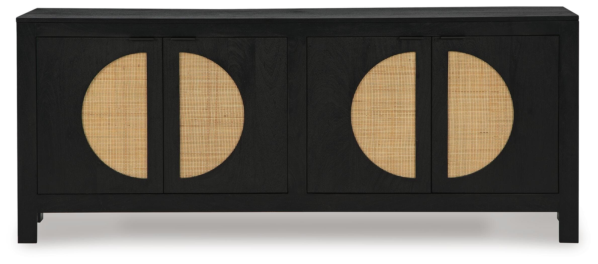 Cliffiings Accent Cabinet — Black/Gray;Brown/Beige — view 4