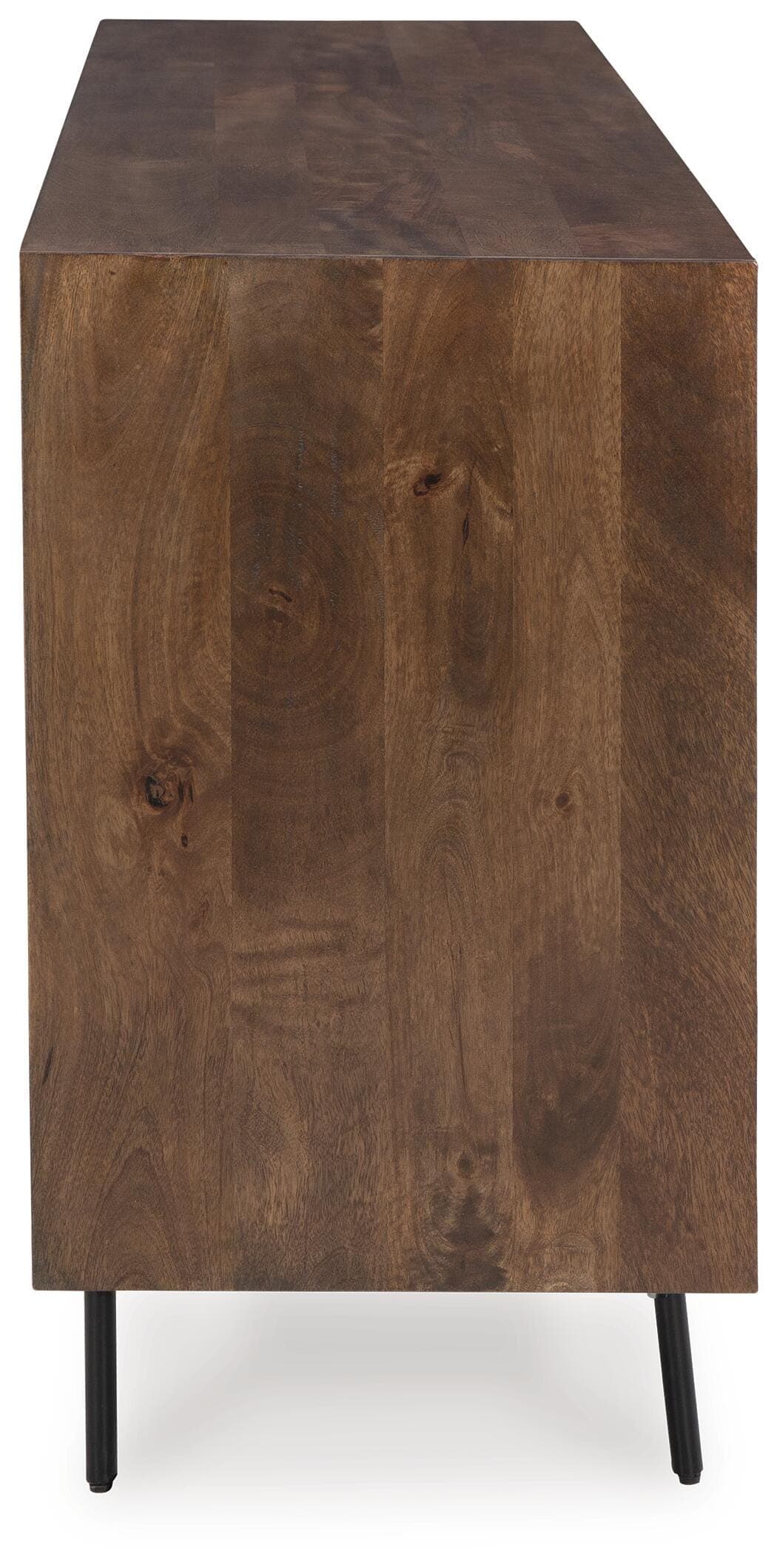 Dreggan Accent Cabinet — Black/Gray;Brown/Beige — view 5