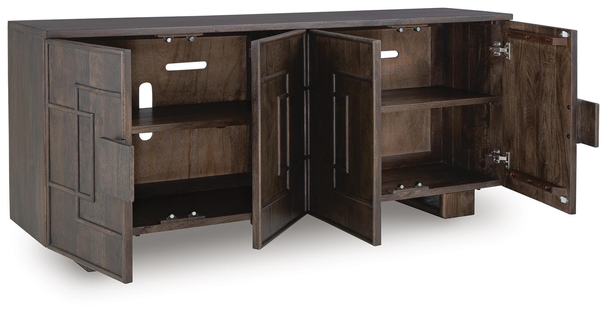 Cato Accent Cabinet — Dark Brown — view 3