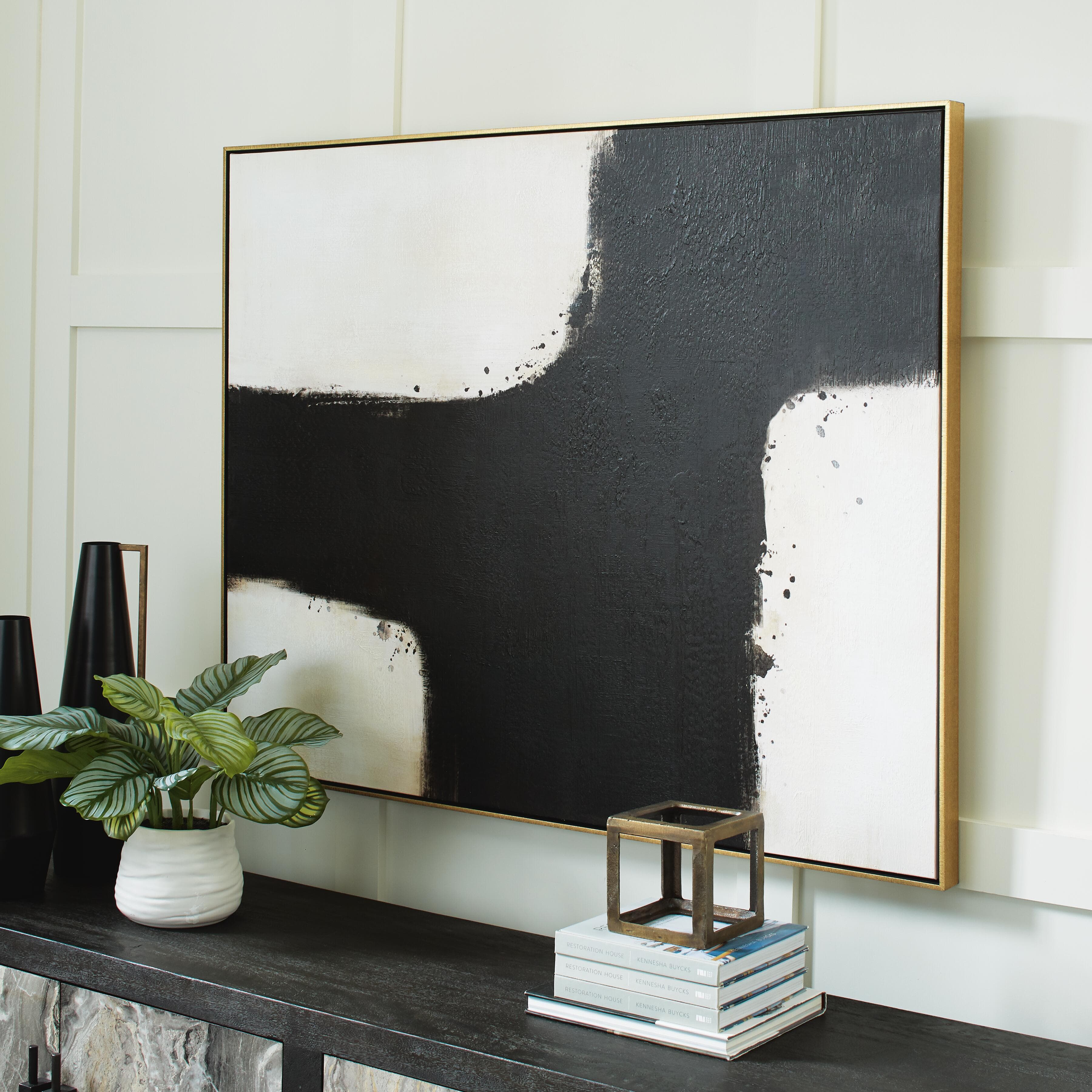Reighlea Wall Art — White;Black/Gray — view 2