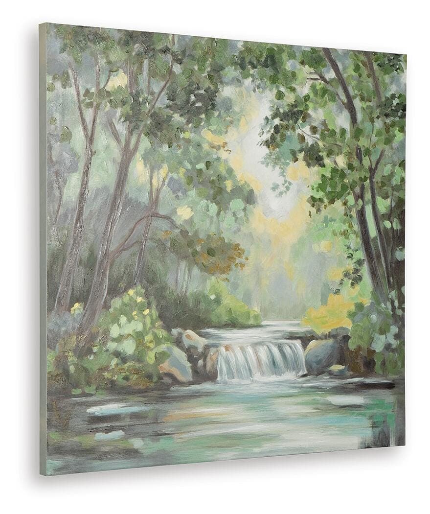 Evermaddick Wall Art — Yellow;Black/Gray;Blue;Brown/Beige;Green — view 3