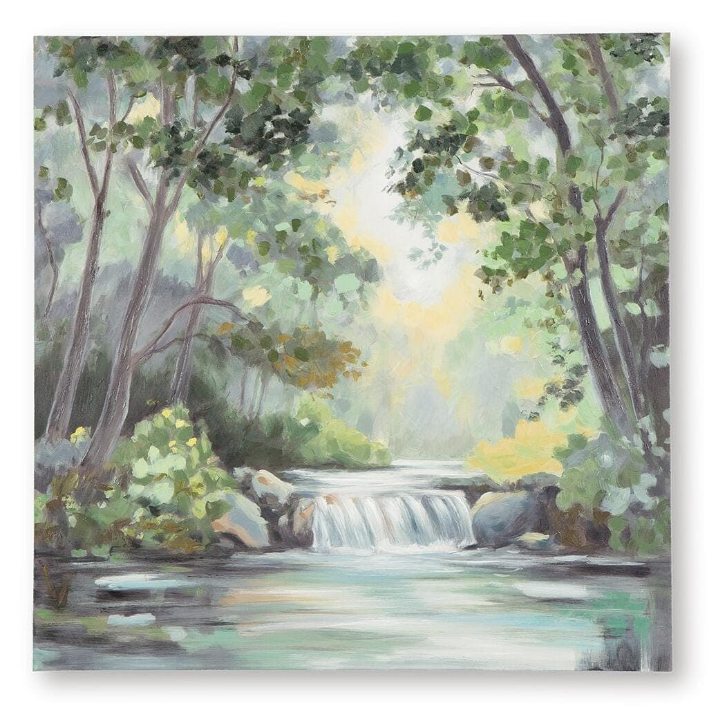 Evermaddick Wall Art — Yellow;Black/Gray;Blue;Brown/Beige;Green — Middletown Furniture, Middletown OH