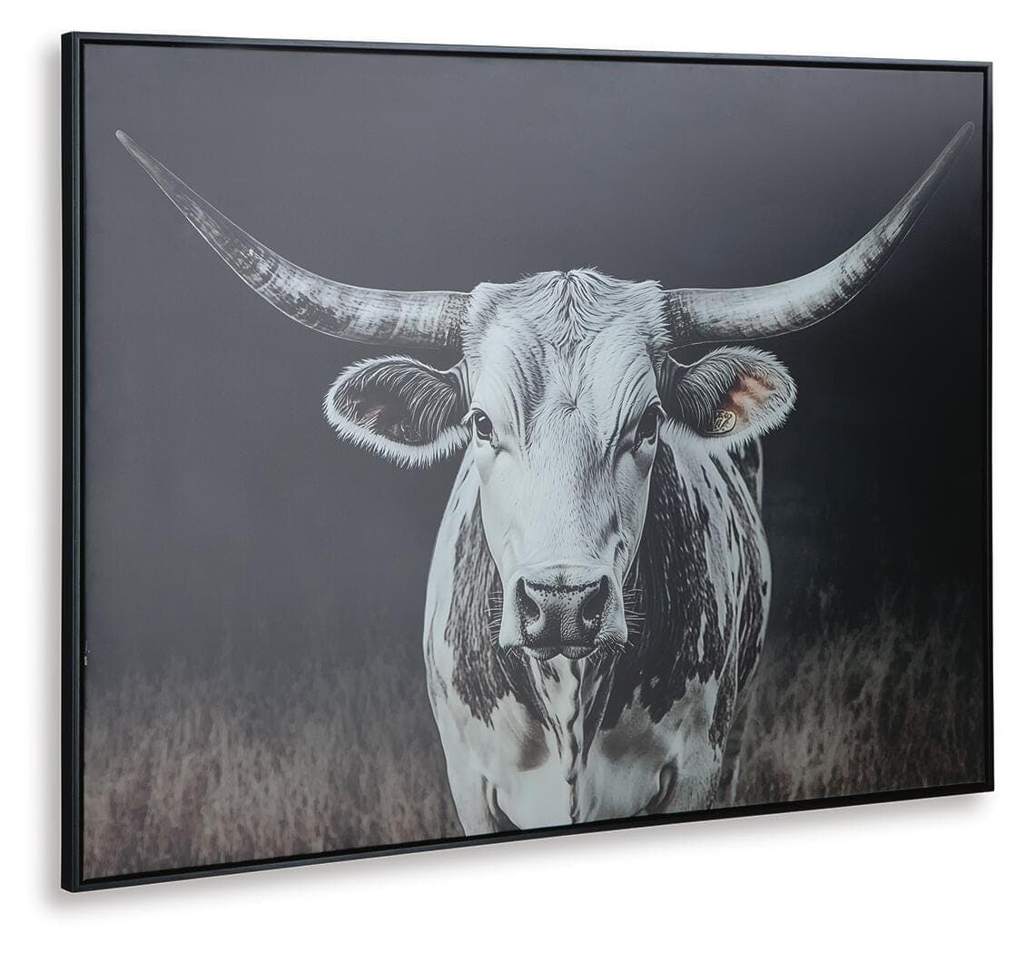 Harlandale Wall Art — Black/White/Brown — view 3
