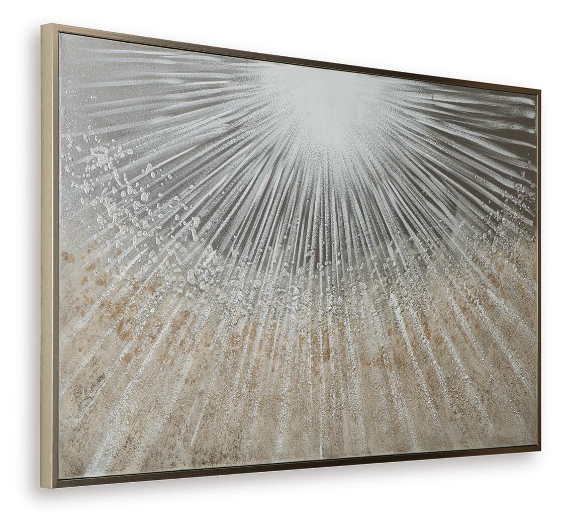 Waldard Wall Art — Gray/Taupe/White — view 3
