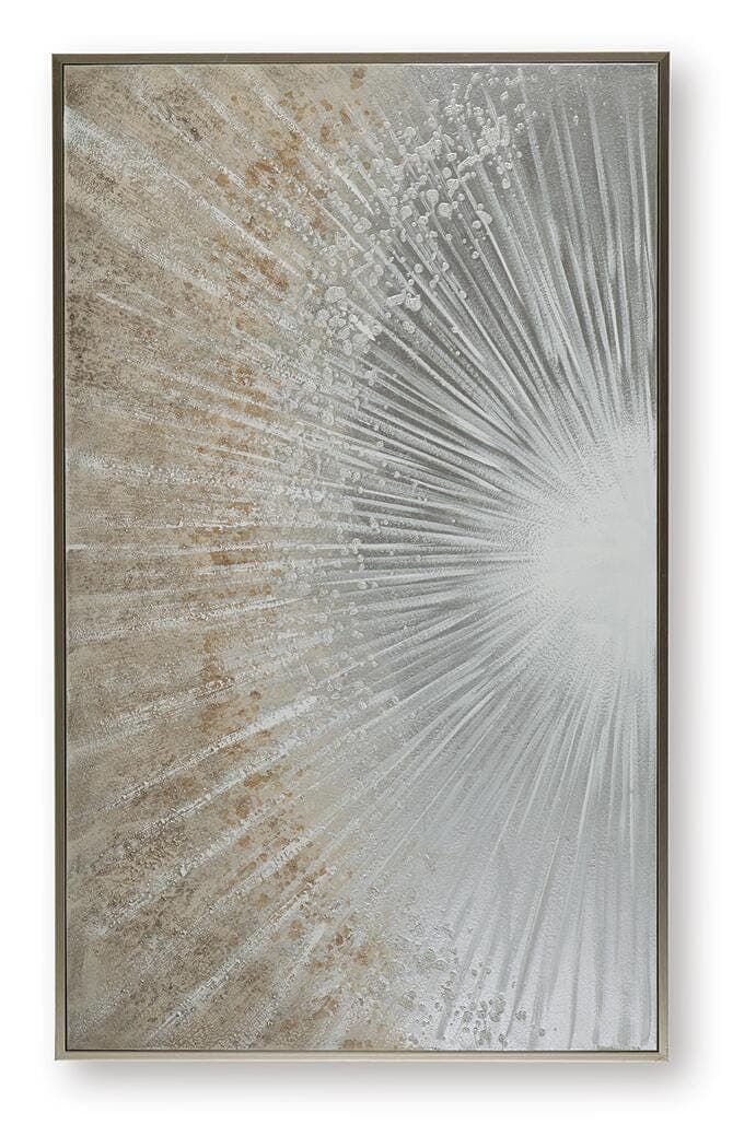 Waldard Wall Art — Gray/Taupe/White — view 4