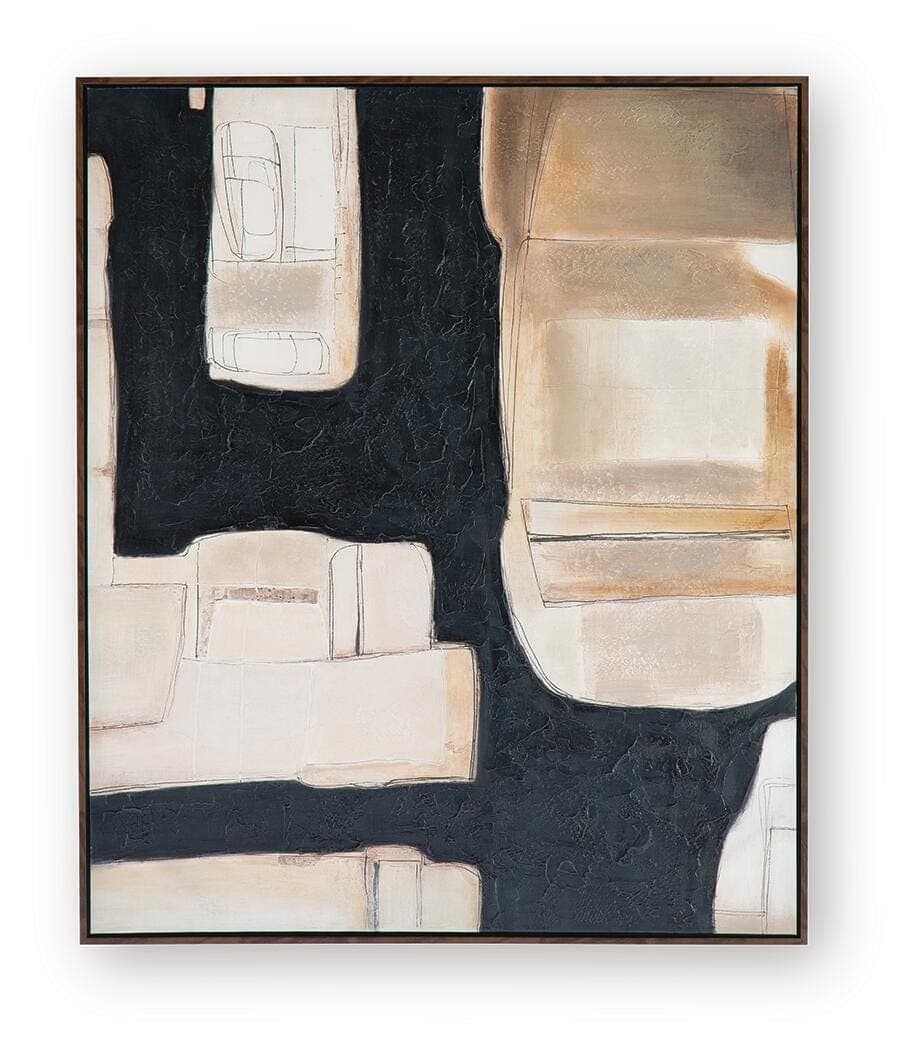 Feyville Wall Art — Black/Brown/Cream — Middletown Furniture, Middletown OH