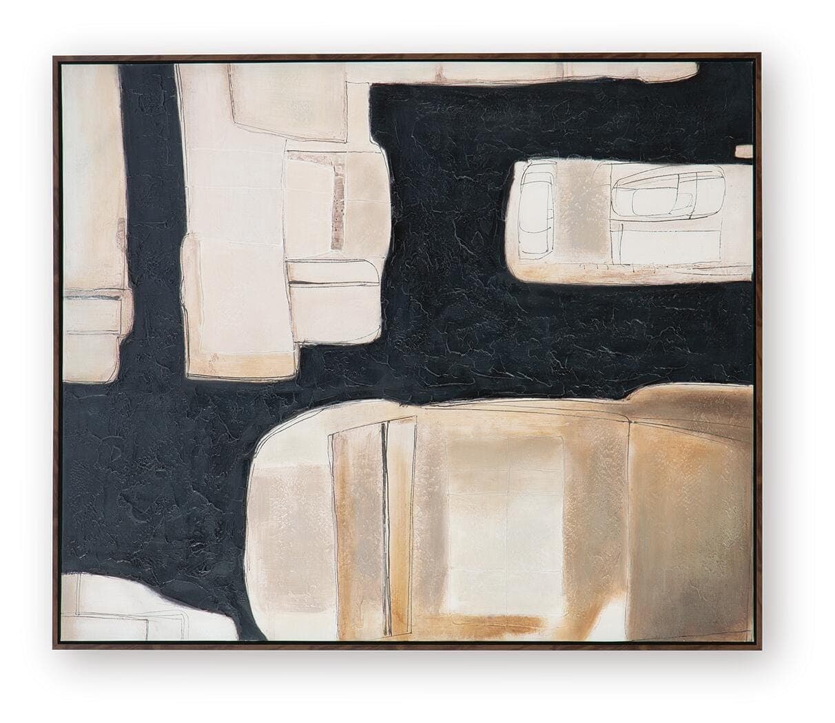 Feyville Wall Art — Black/Brown/Cream — view 4