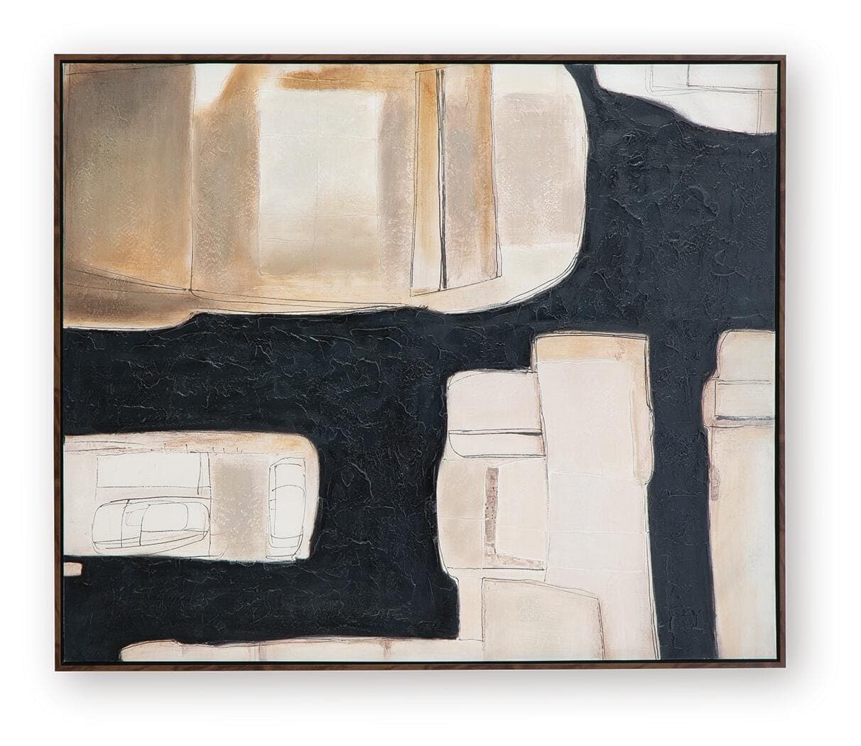 Feyville Wall Art — Black/Brown/Cream — view 6
