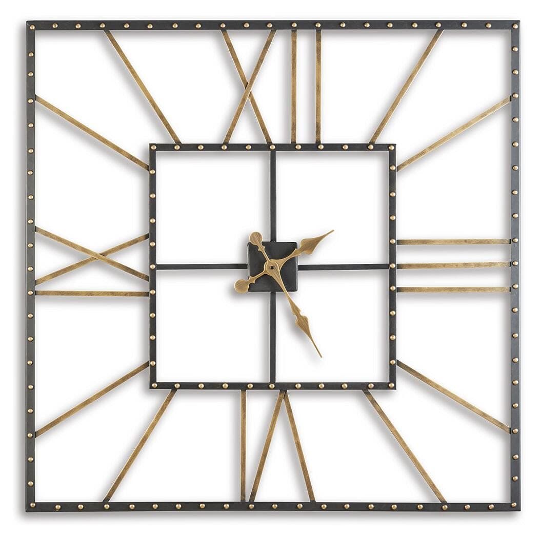 Thames Wall Clock — Metallic;Black/Gray — Middletown Furniture, Middletown OH