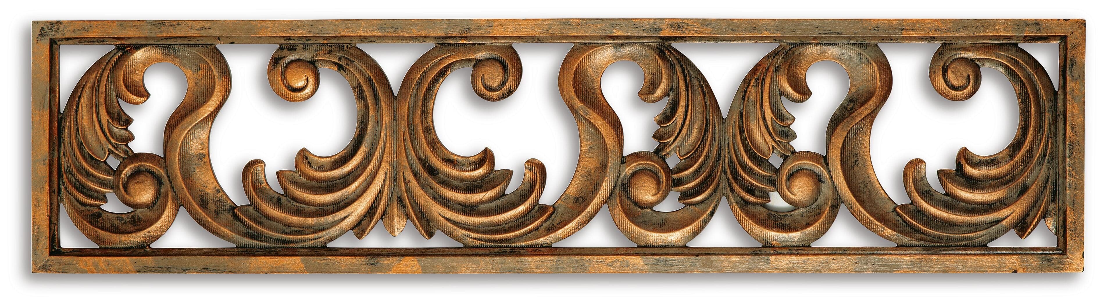 Candelario Wall Decor — Metallic;Brown/Beige — view 4