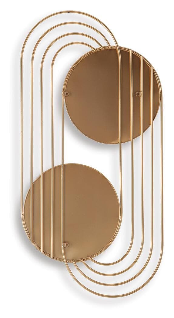 Warrenley Accent Mirror — Gold Finish — view 5