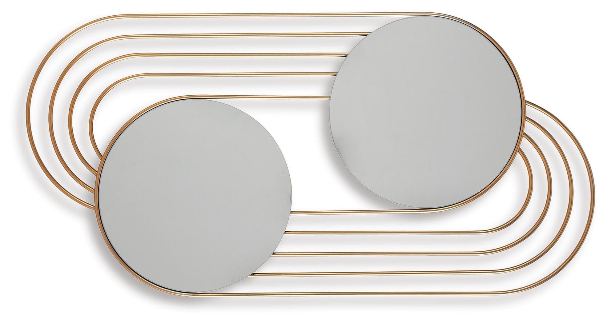 Warrenley Accent Mirror — Gold Finish — view 4