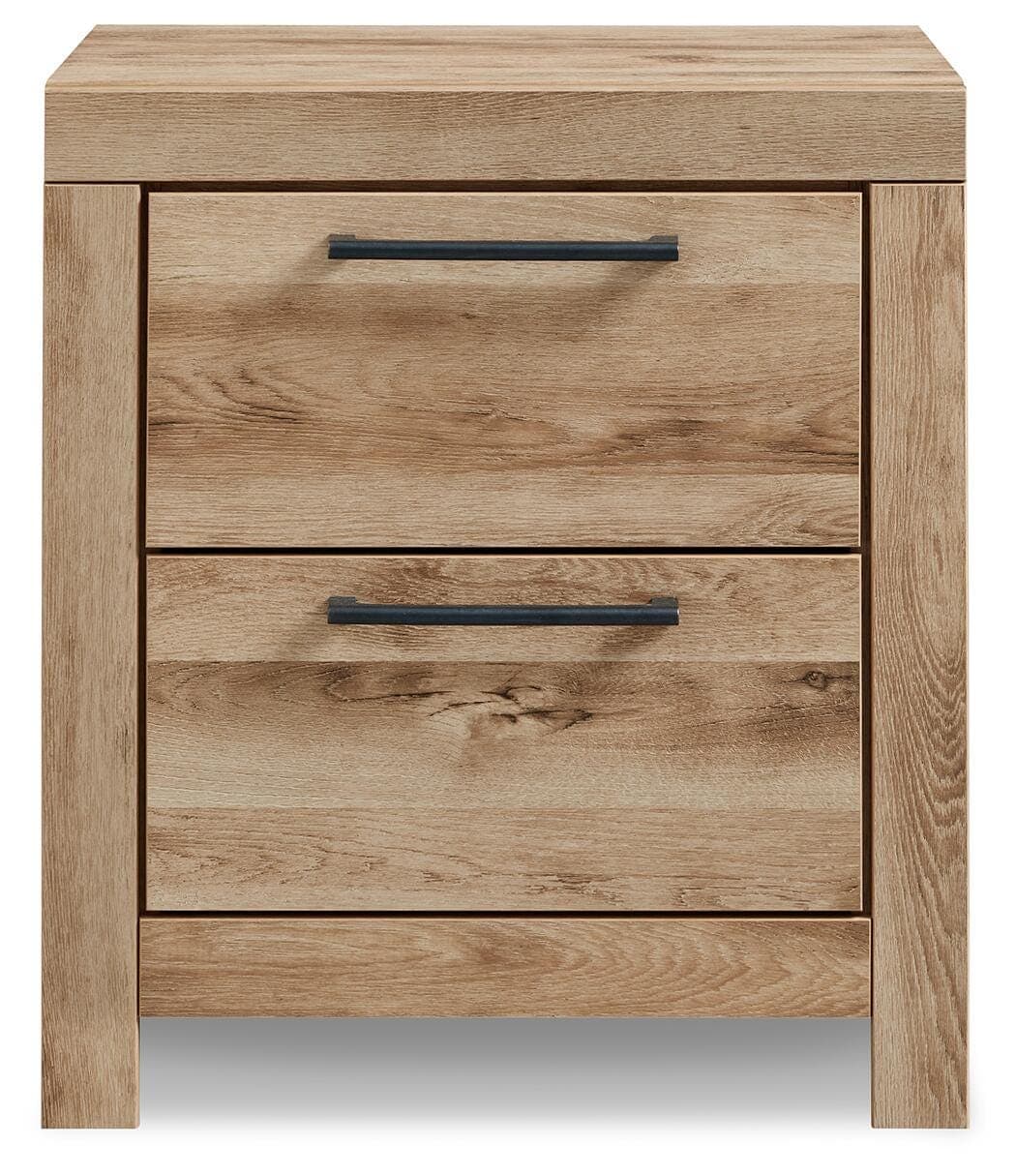 Hyanna Nightstand — Brown/Beige — view 4