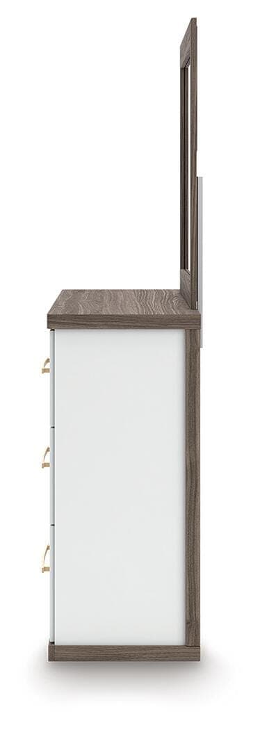 Mazilar Dresser and Mirror — Brown — view 8