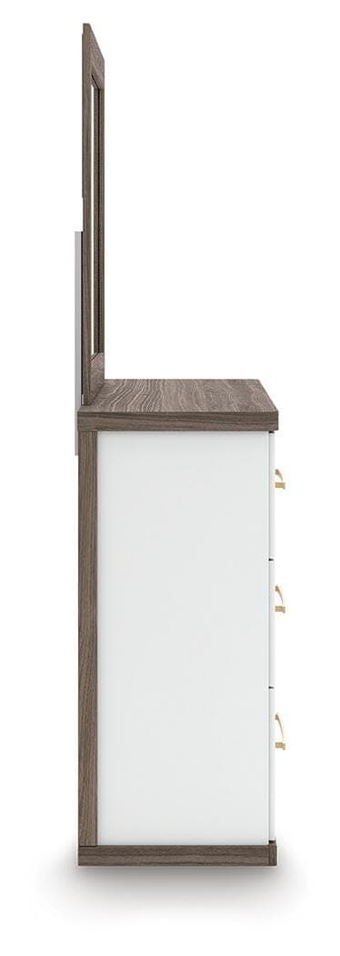Mazilar Dresser and Mirror — Brown — view 6