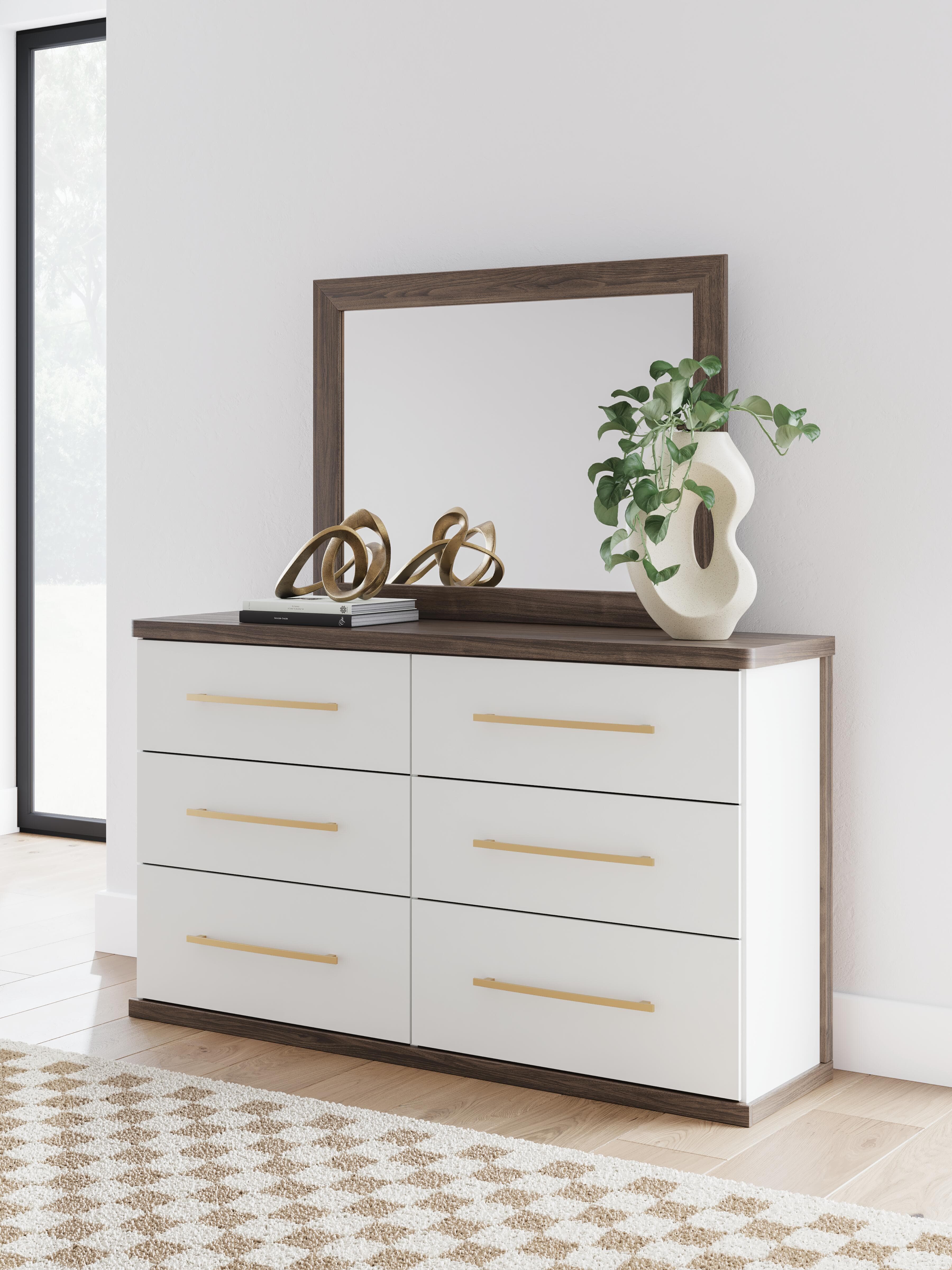Mazilar Dresser and Mirror — Brown — view 2