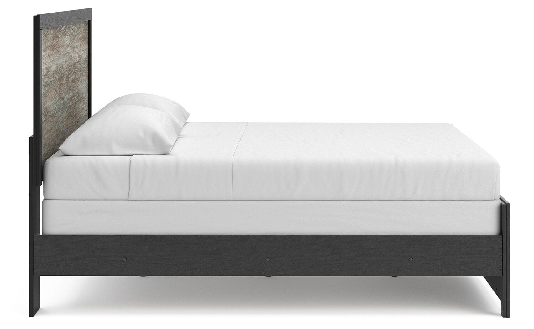 Jonnifer King Panel Bed — Black/Gray — view 5