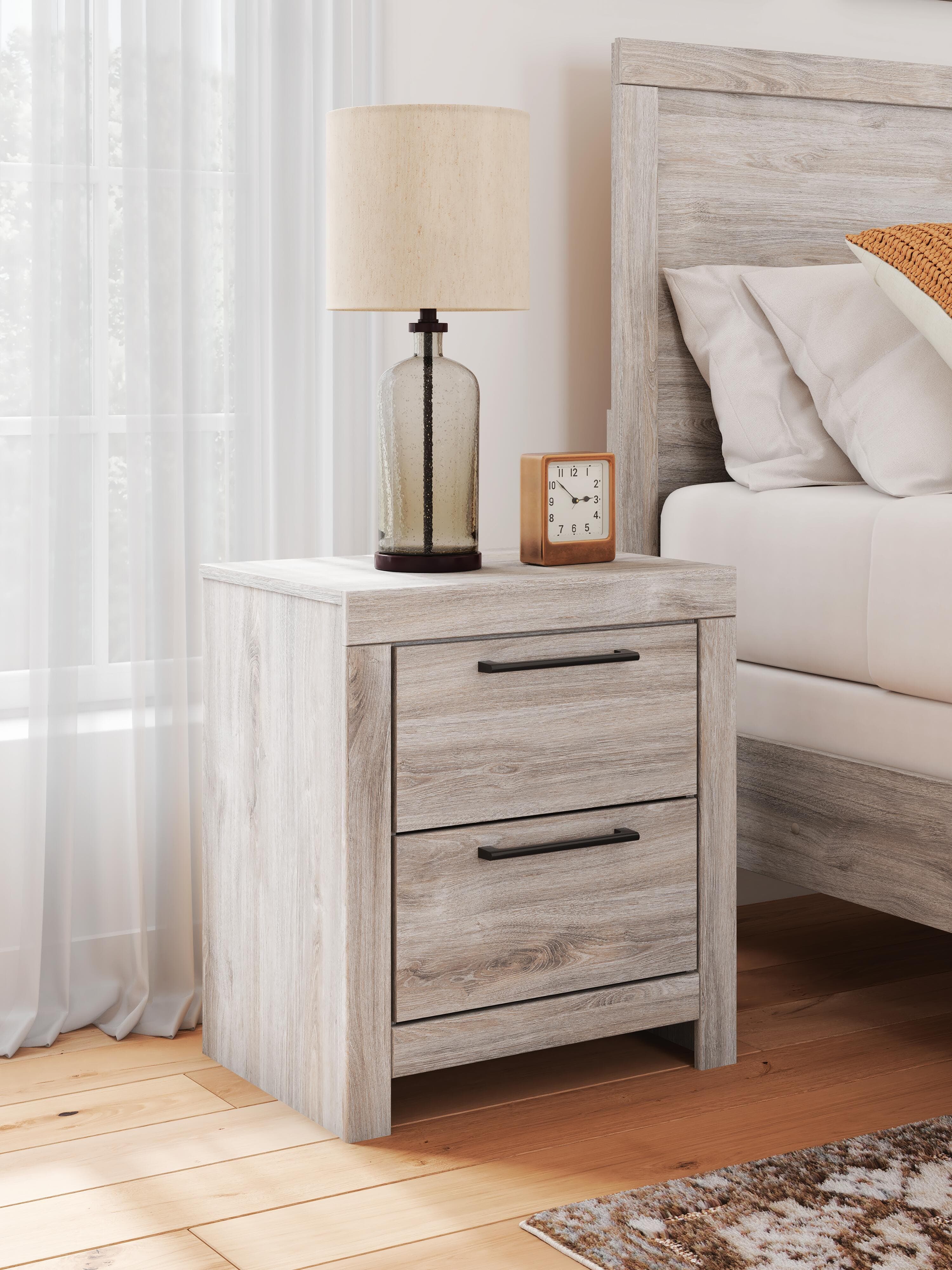Jonnifer Nightstand — Black/Gray — view 2