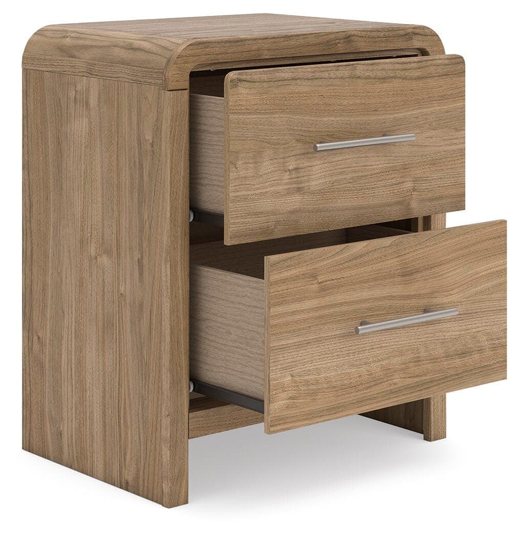 Dovander Nightstand — Brown/Beige — view 3